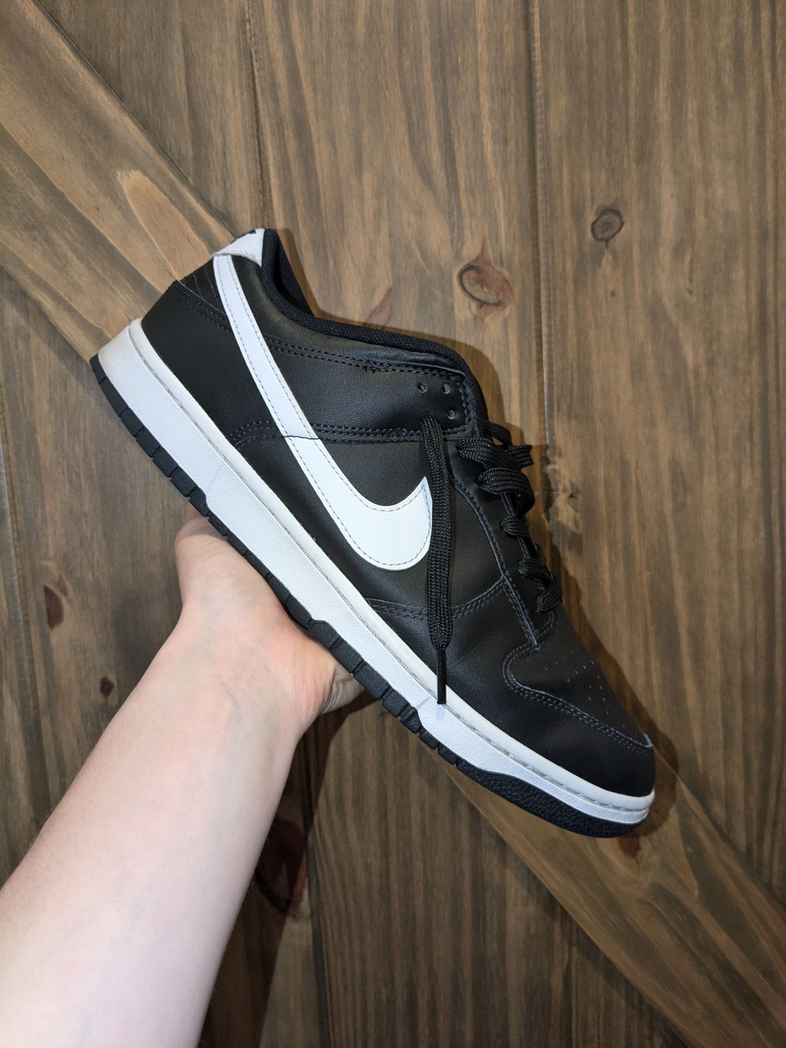 Nike nike dunk black panda 2.0 Size US 12 / EU 45 - 1 Thumbnail