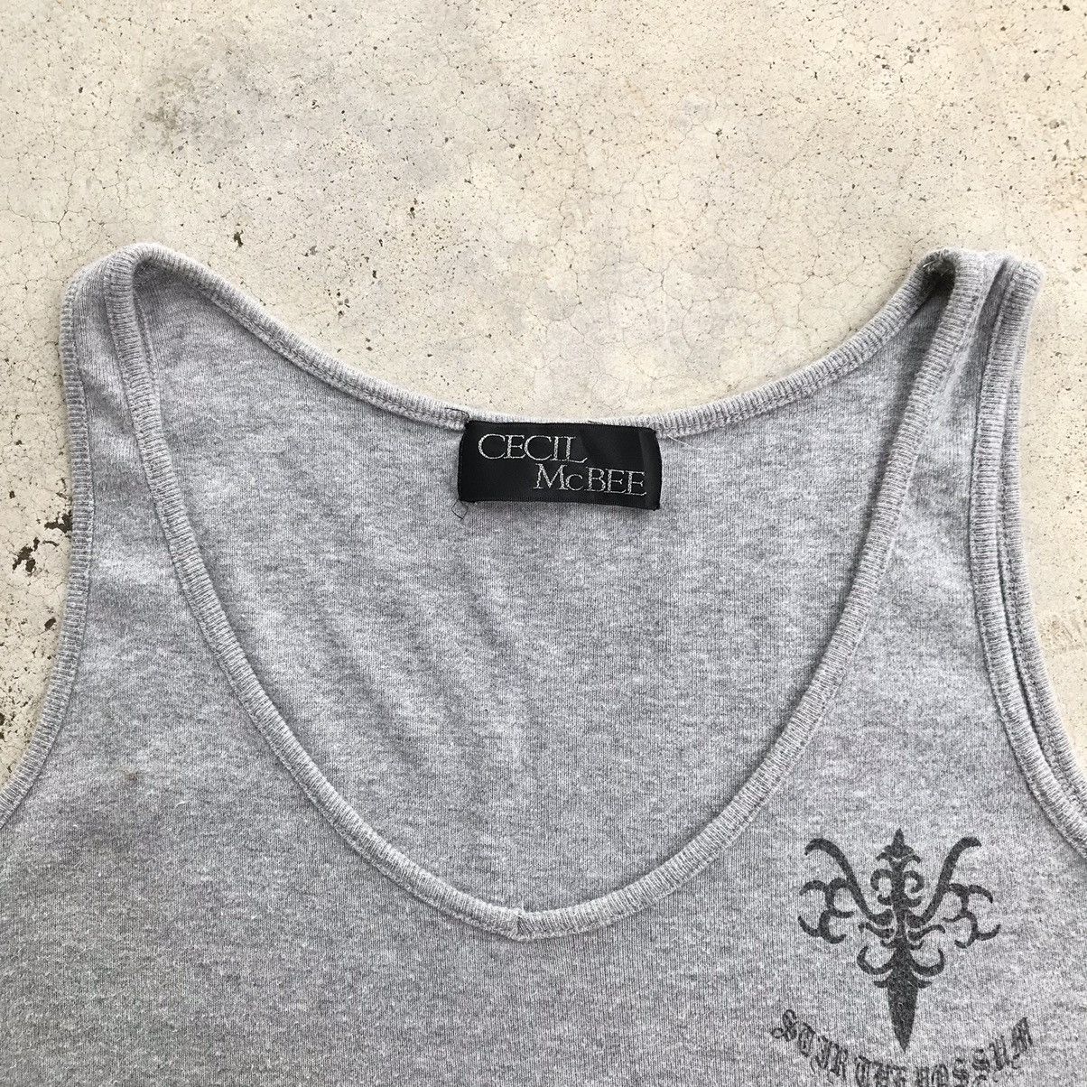 Le Grande Bleu (L.G.B.) 2000's Cecil McBee " Gothic " L.G.B Style Tank Top Size S / US 4 / IT 40 - 7 Thumbnail