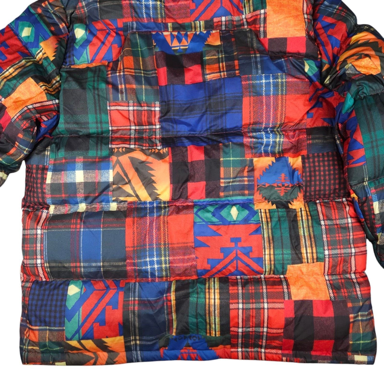 Polo Ralph Lauren Polo Ralph Lauren Patchwork Down Puffer Aztec Jacket XLT Size US XL / EU 56 / 4 - 9 Thumbnail