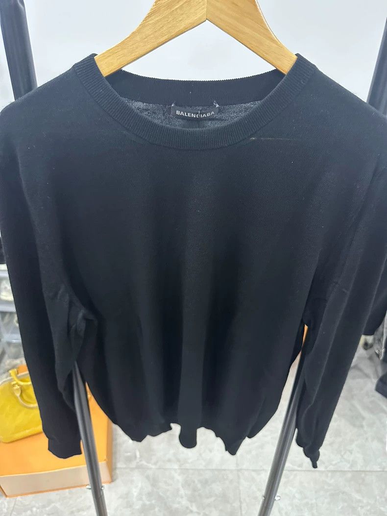 Balenciaga Balenciaga Knitted sweater Size US L / EU 52-54 / 3 - 2 Thumbnail