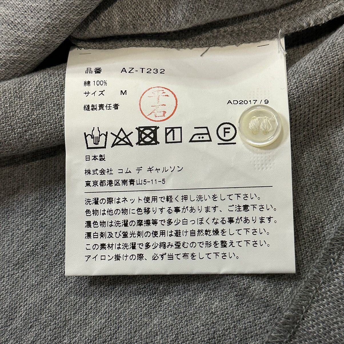 Comme des Garcons Brand NWT CDG Comme des Garçons Play Long Heart Grey Polo Size US M / EU 48-50 / 2 - 7 Thumbnail