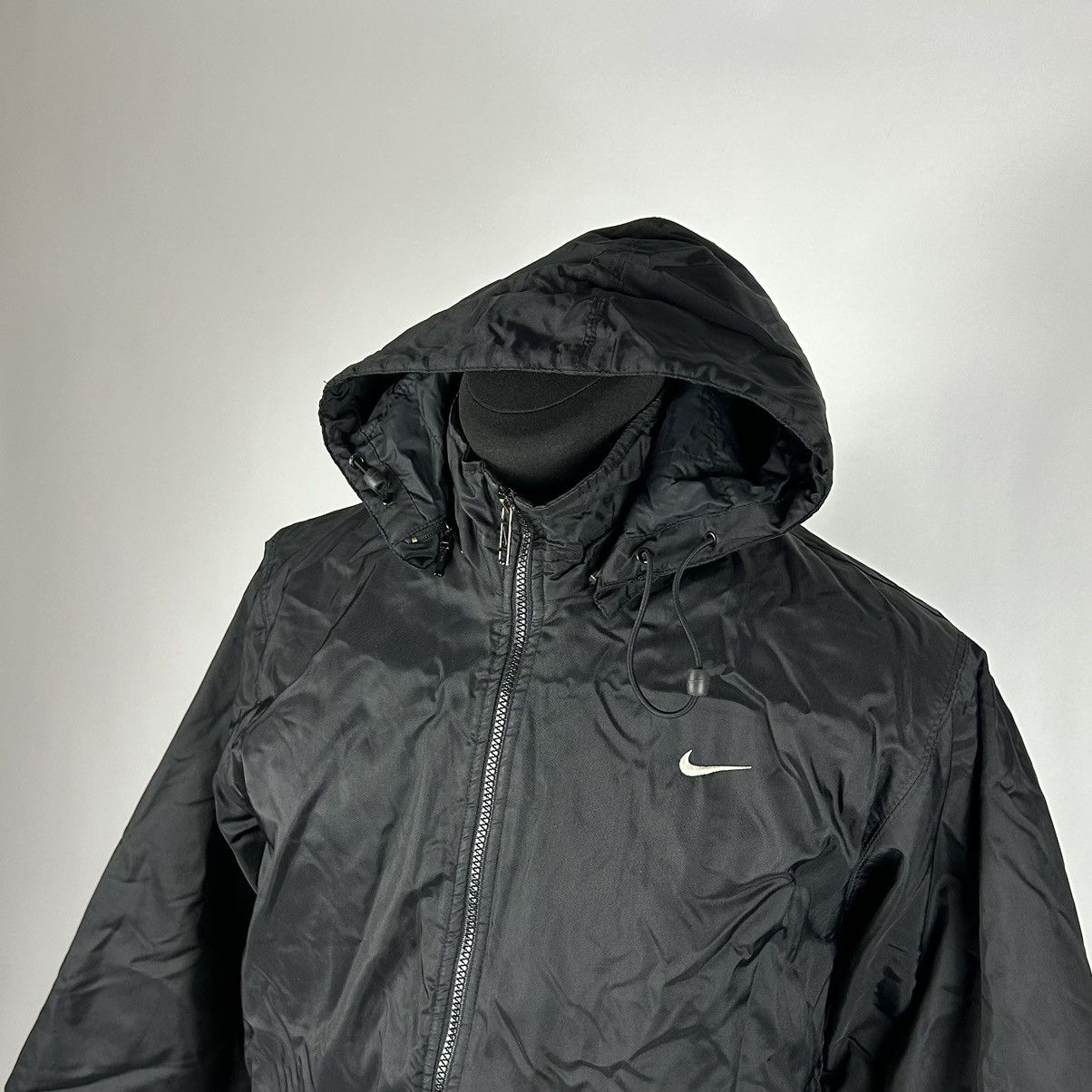Nike × Vintage Nike insulated Coat big logo spellout swoosh embriordery Size US S / EU 44-46 / 1 - 3 Thumbnail