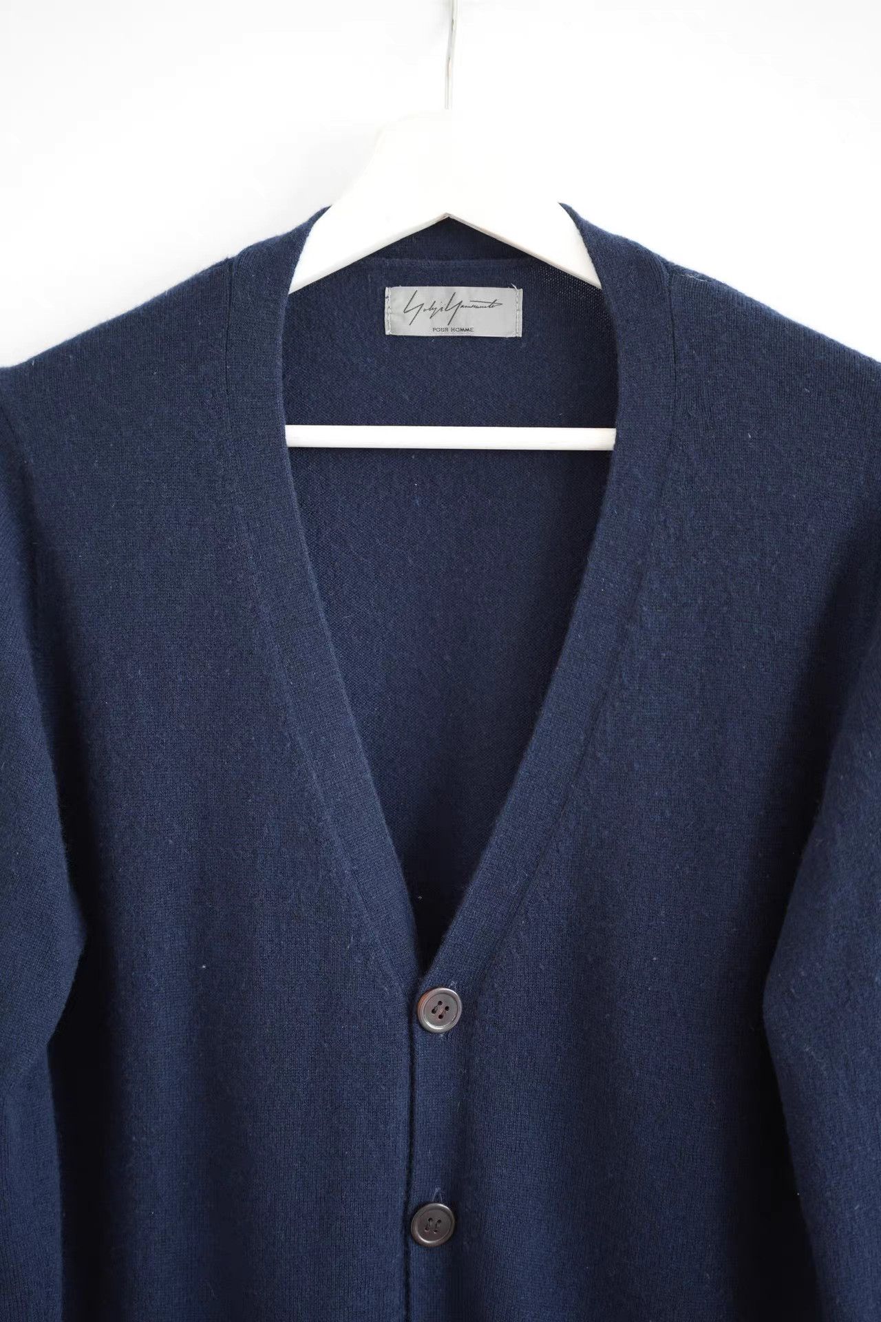 Yohji Yamamoto Yohji Yamamoto 13aw Embroidered Cashmere Cardigan K4 Size US L / EU 52-54 / 3 - 3 Thumbnail
