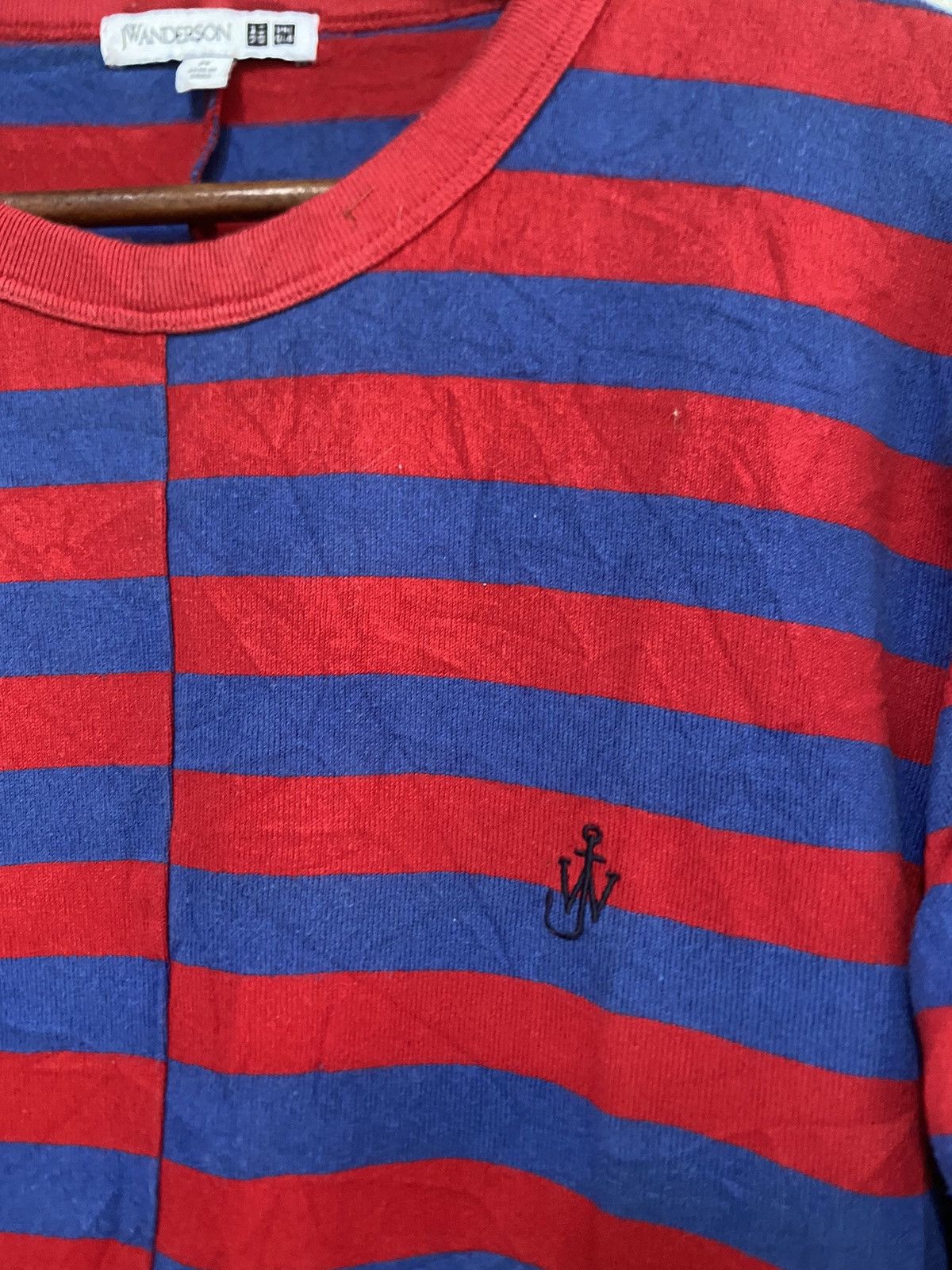 JW Anderson × Uniqlo Blue Striped Long Sleeve T Shirt Size US M / EU 48-50 / 2 - 6 Thumbnail