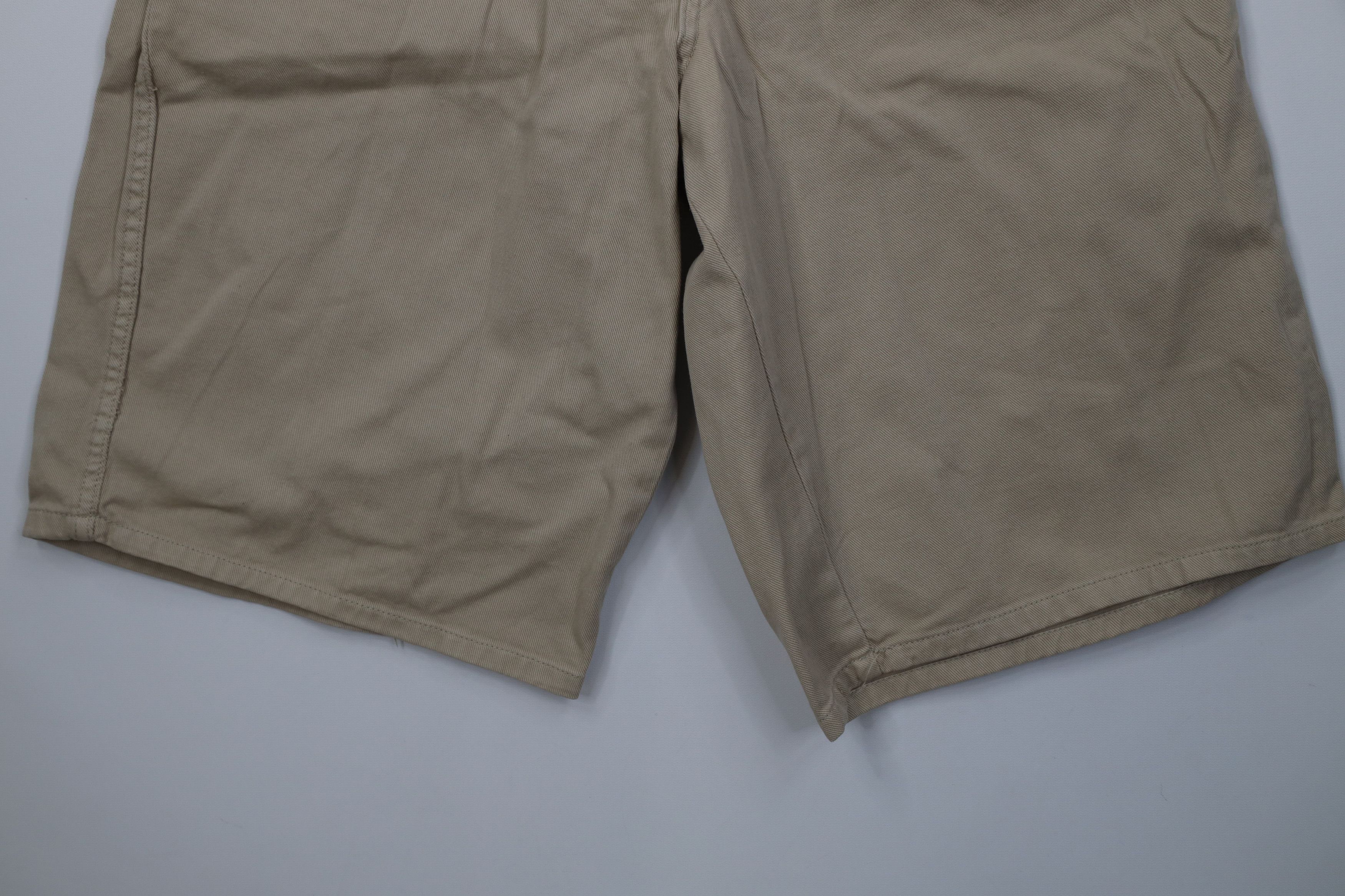 Vintage Deadstock Vintage 90s Paco Hip Hop Denim Jean Shorts Tan Size US 32 / EU 48 - 4 Thumbnail
