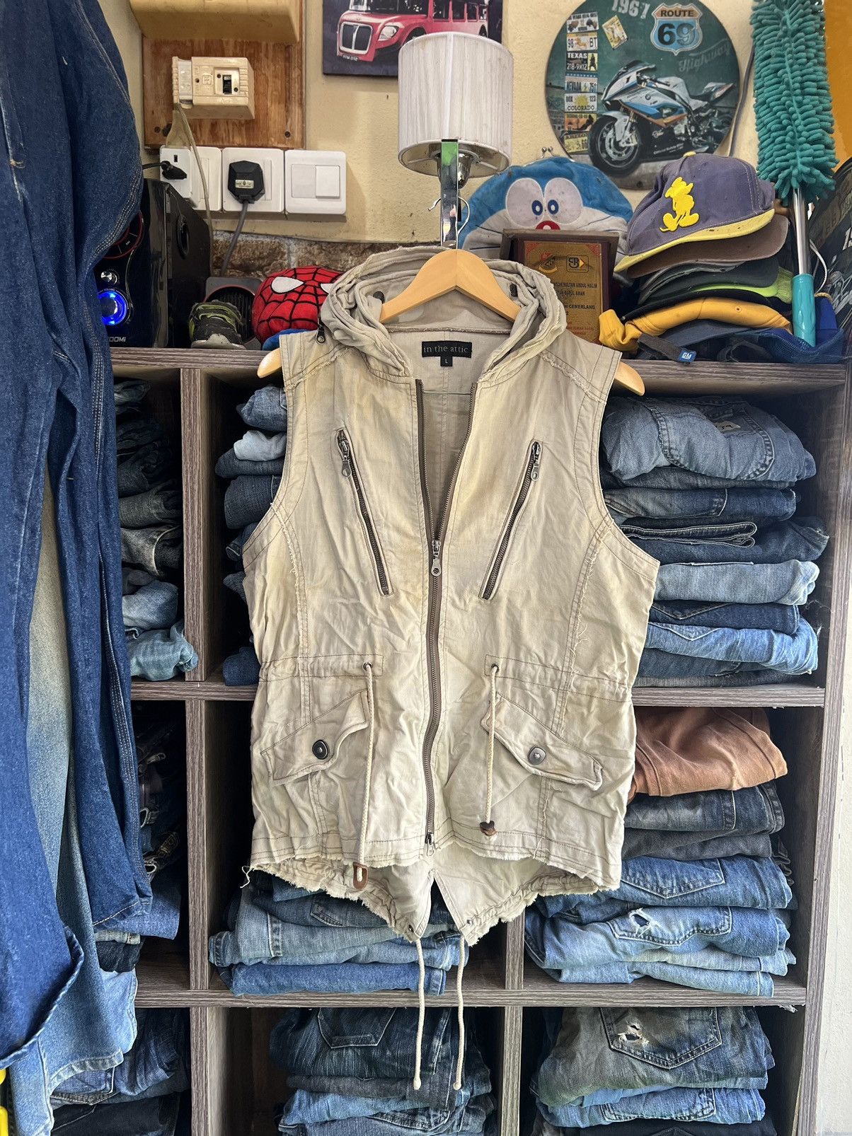 In The Attic 🔥Rare In The Attic Zipper Vest Size US S / EU 44-46 / 1 - 1 Thumbnail