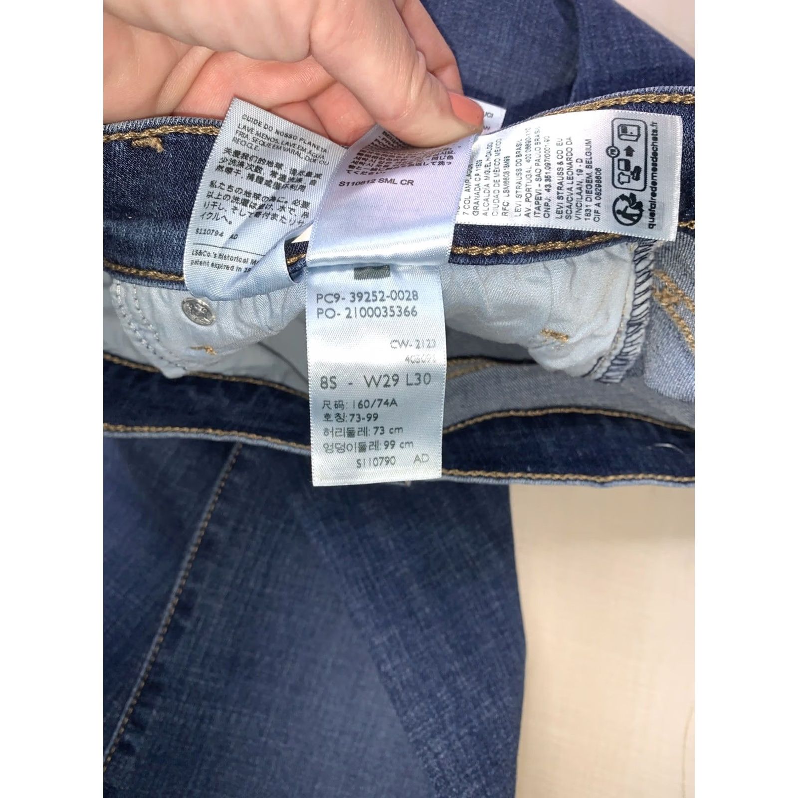 Levi's Levi’s Classic Bootcut Stretch Mid Rise Jeans Women’s 8 Blue Denim Regular Inseam 30 Size 30" / US 8 / IT 44 - 7 Thumbnail