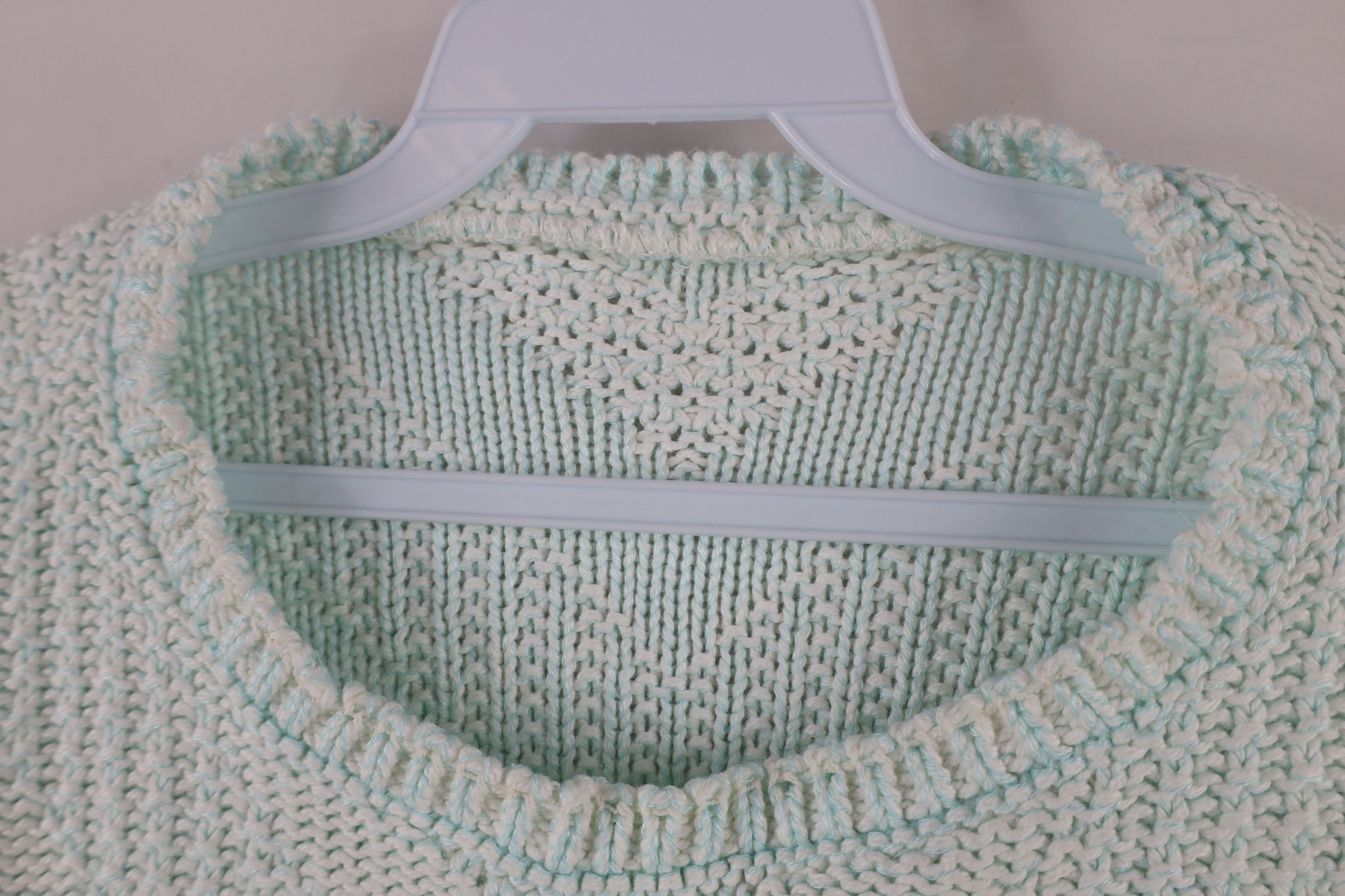 Vintage Vintage 70s Streetwear 3/4 Sleeve Chunky Knit Sweater Size S / US 4 / IT 40 - 9 Thumbnail