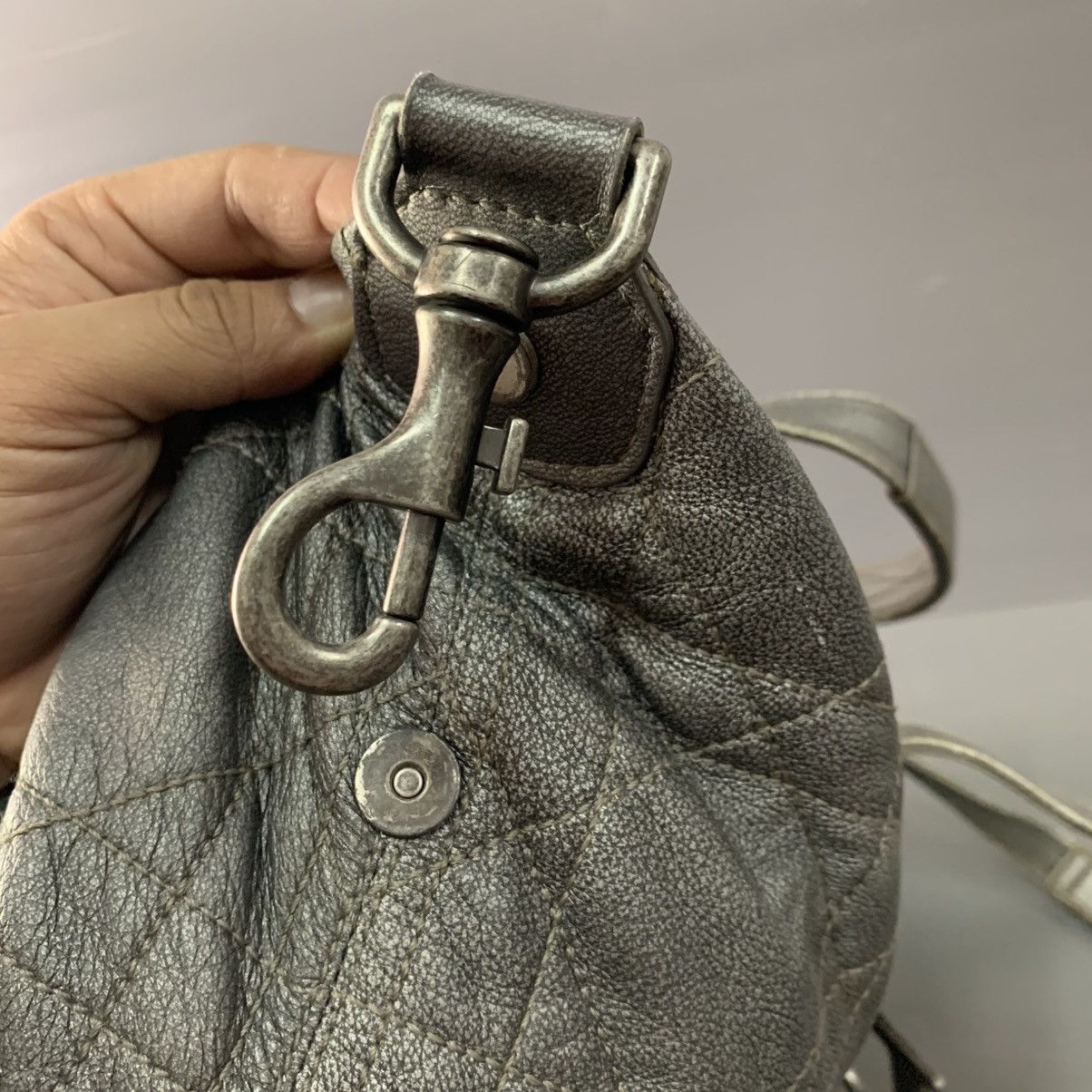 Christian Dior Monsieur Christian Dior Leather Boston Bag Size ONE SIZE - 16 Thumbnail