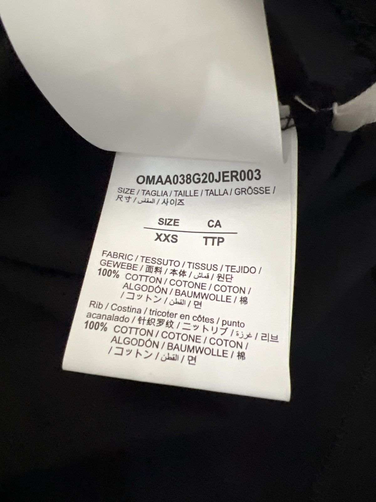 Off-White Off White Painting Arrow Printing Short Sleeve Black Size US XXS / EU 40 - 7 Thumbnail