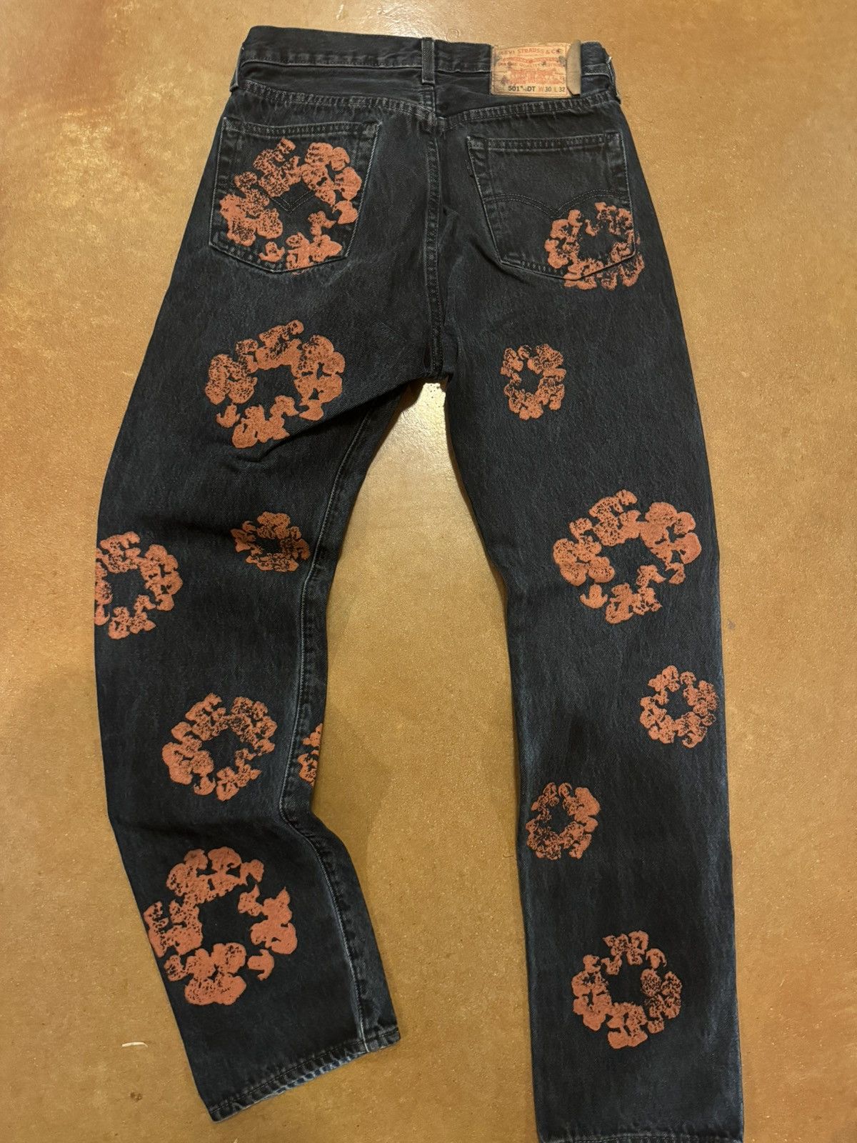 DENIM TEARS Black clay denim tears Size US 30 / EU 46 - 2 Thumbnail