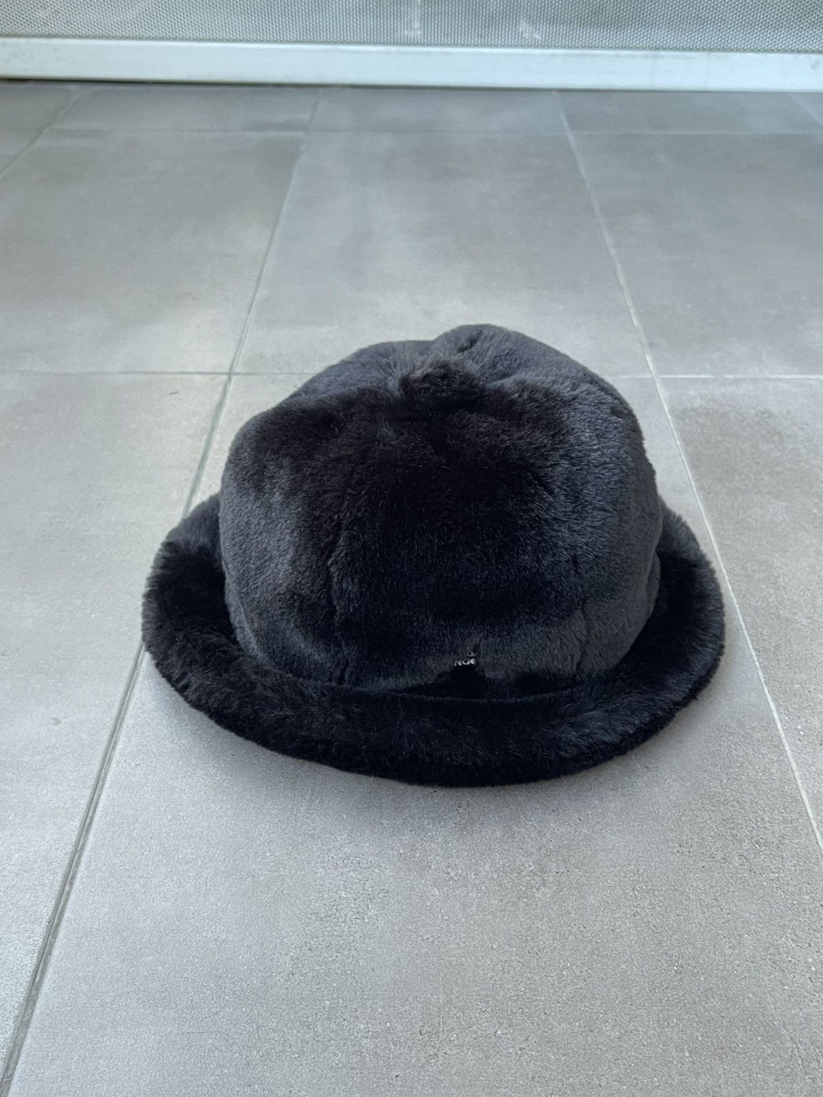 Kangol !DS! SS23 Kangol Faux Fur Black Bucket Hat Size ONE SIZE - 6 Thumbnail