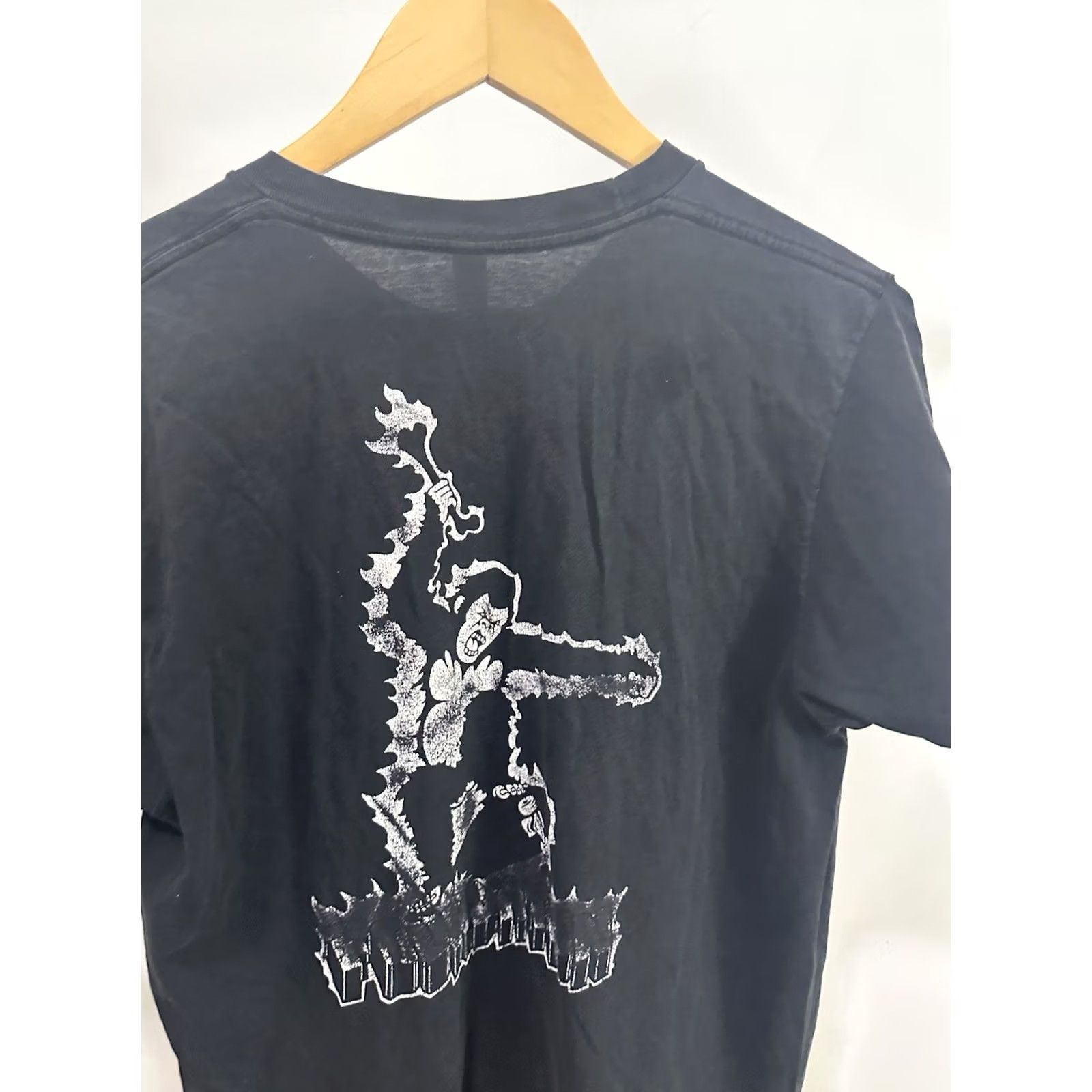 American Apparel VTG Foundation Skate T-Shirt L Black American Apparel Mens Distressed Fade Pattern Casual Shirt Size US L / EU 52-54 / 3 - 5 Thumbnail