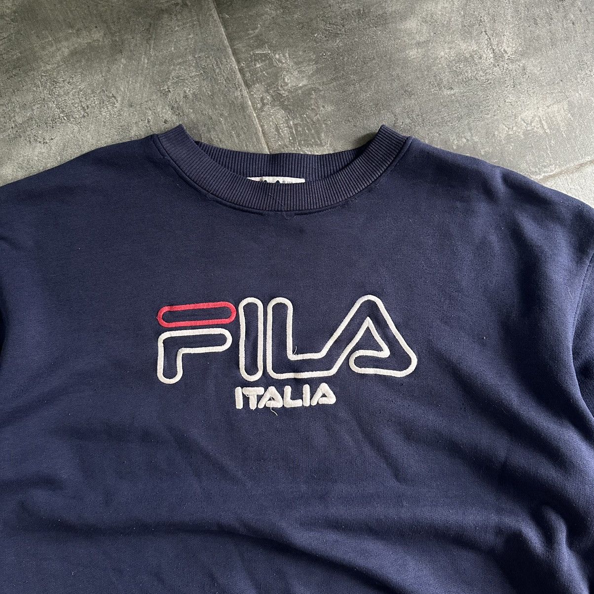 Fila × Vintage Vintage Fila Sweatshirt Big Logo 90s Y2K Style USA Size US L / EU 52-54 / 3 - 9 Thumbnail