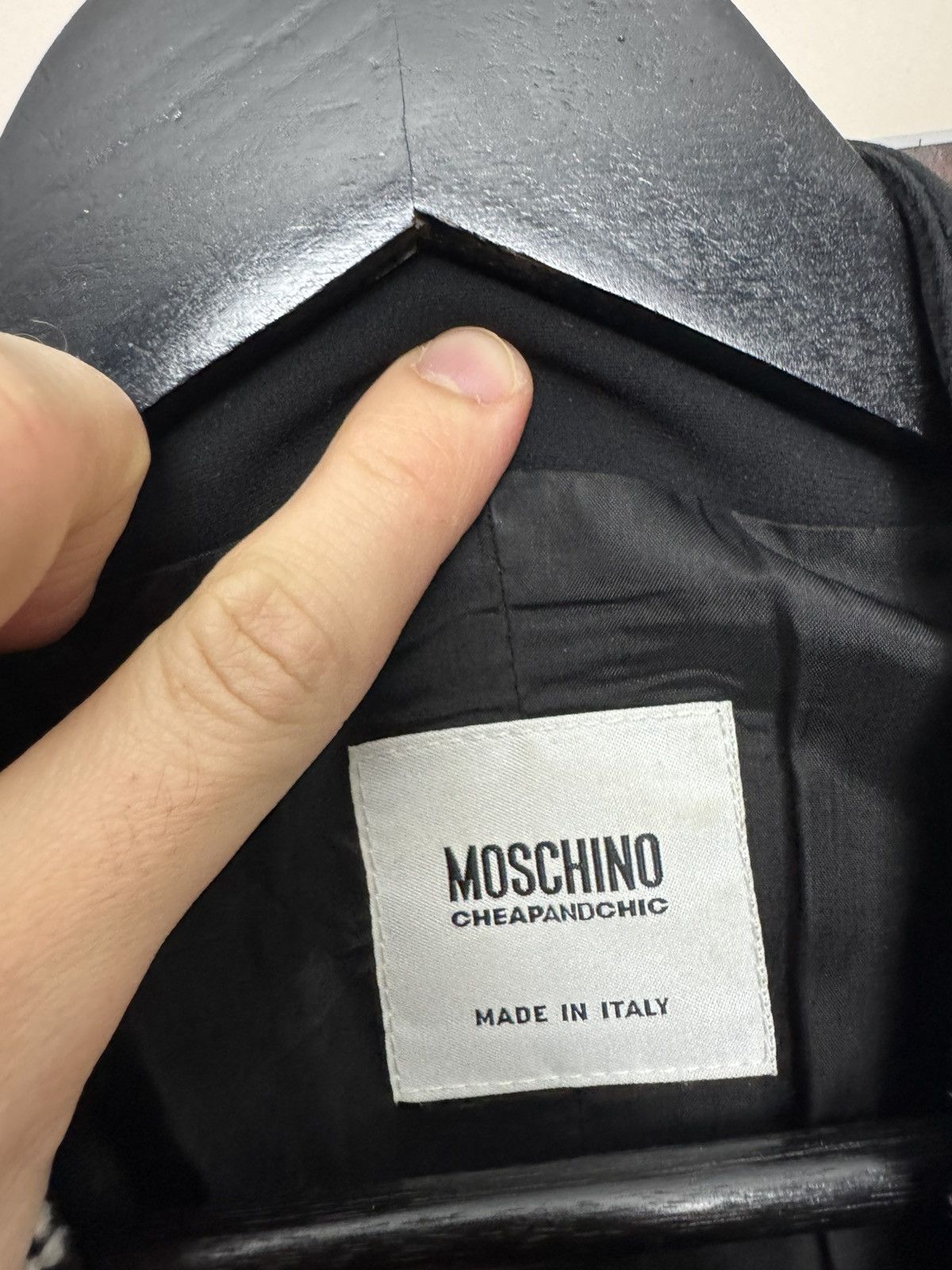 Moschino Vintage Moschino Cheap and Chic Blazer Jacket Black Western Size M / US 6-8 / IT 42-44 - 4 Thumbnail