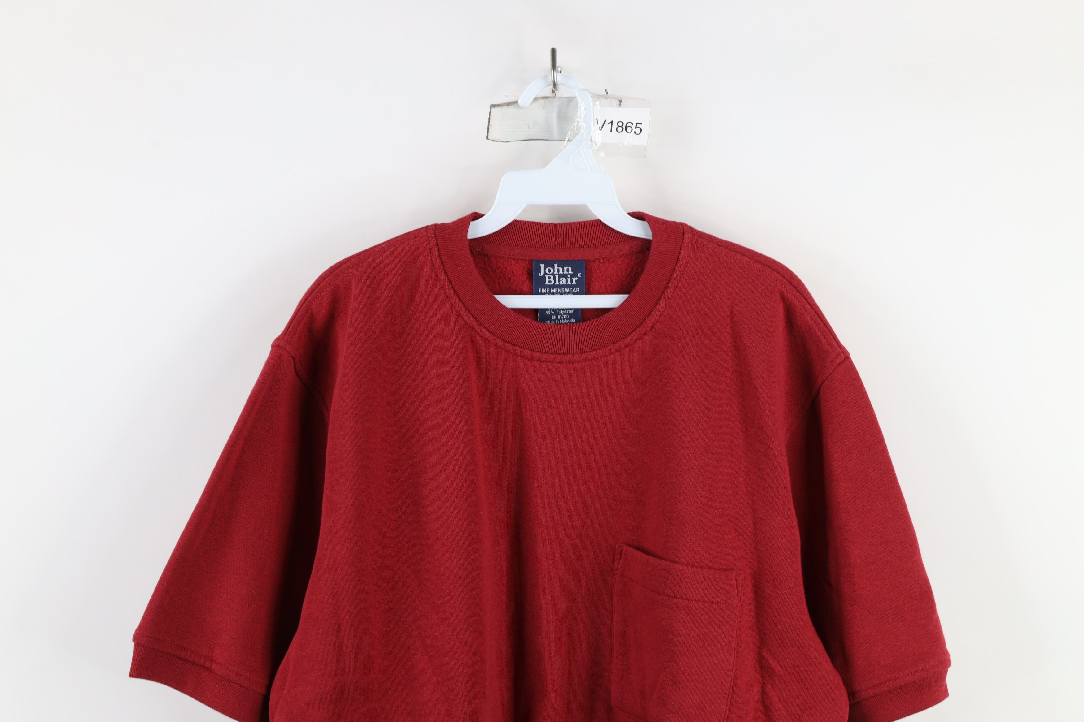Vintage Vintage 90s Streetwear Short Sleeve Crewneck Sweatshirt Size US L / EU 52-54 / 3 - 2 Thumbnail