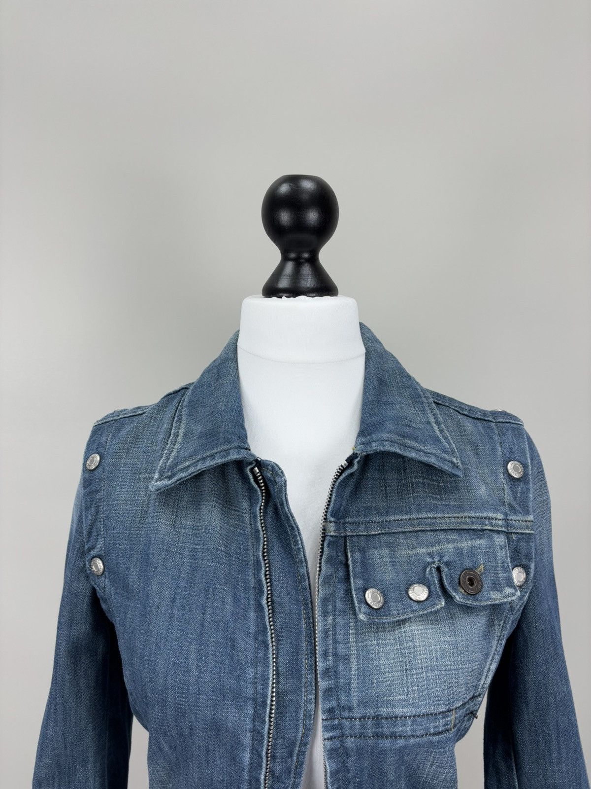 Diesel Womens vintage denim jacket vest 2in1 Diesel Size S Size S / US 4 / IT 40 - 4 Thumbnail