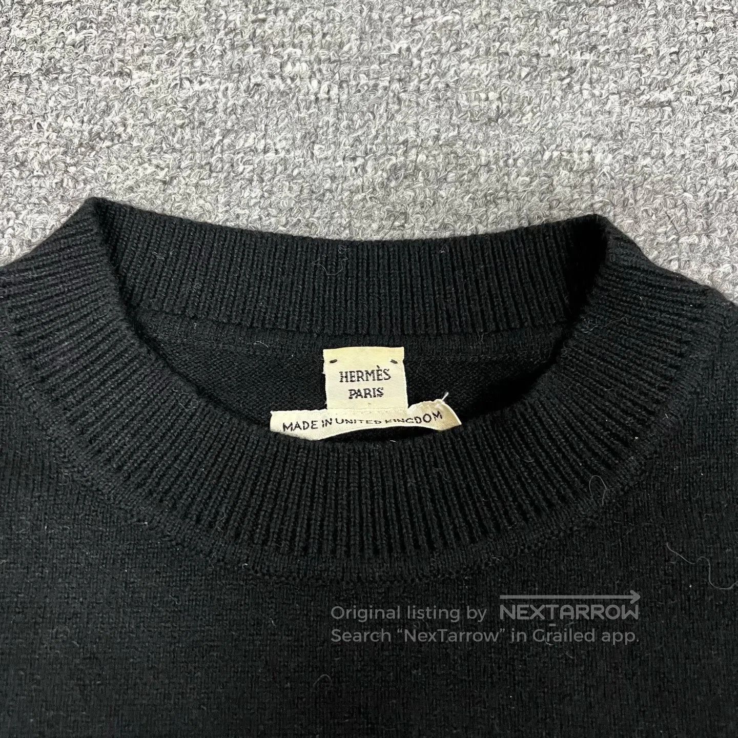 Hermes Hermes Jacquard Logo Cashmere Short. Size S / US 4 / IT 40 - 4 Thumbnail