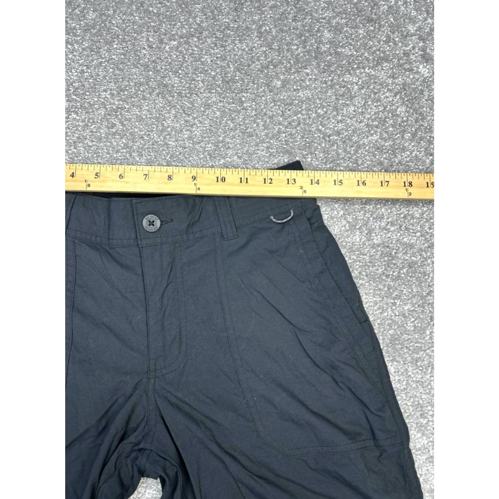 Vintage REI Co Op Sahara Bermuda Shorts Women 4 Black Logo Nylon Stretch Mid Rise Hiking Size 27" / US 4 / IT 40 - 7 Thumbnail