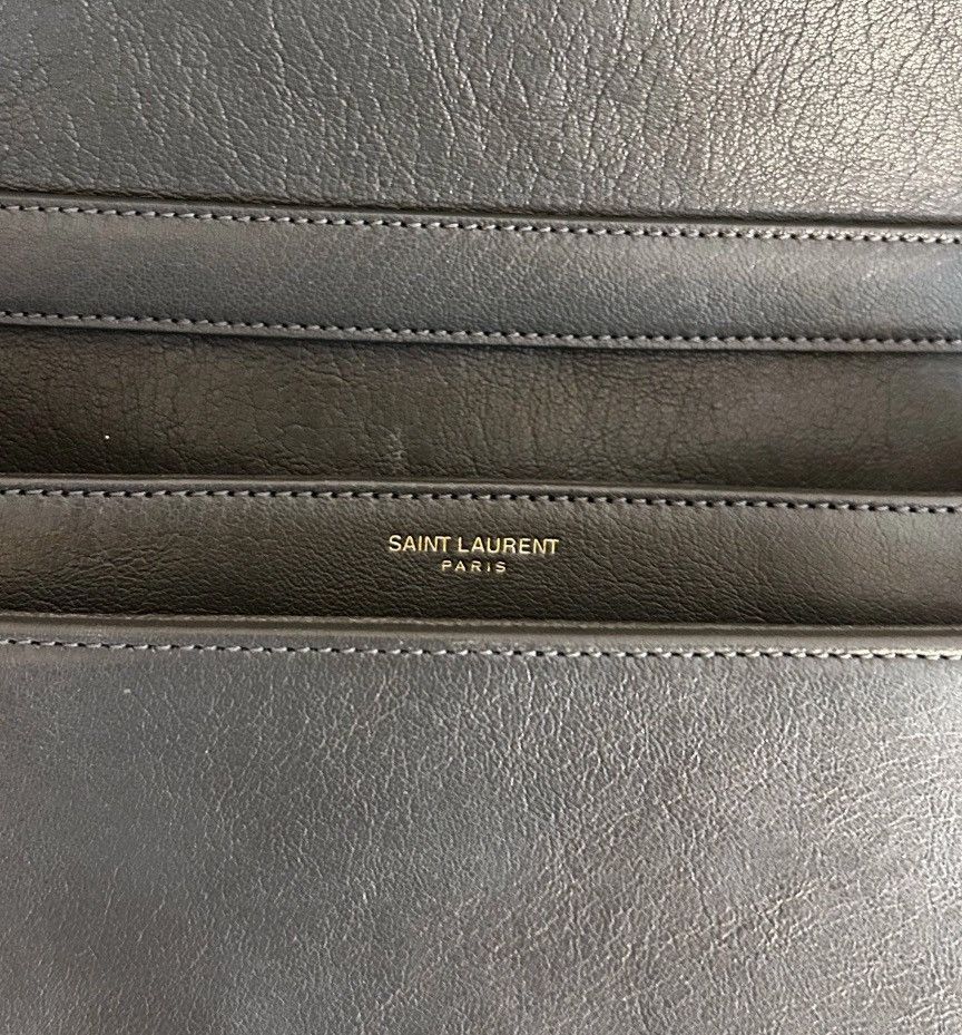 Saint Laurent Paris Saint Laurent Becky Bag - Stormy Grey / Gold Size ONE SIZE - 5 Thumbnail