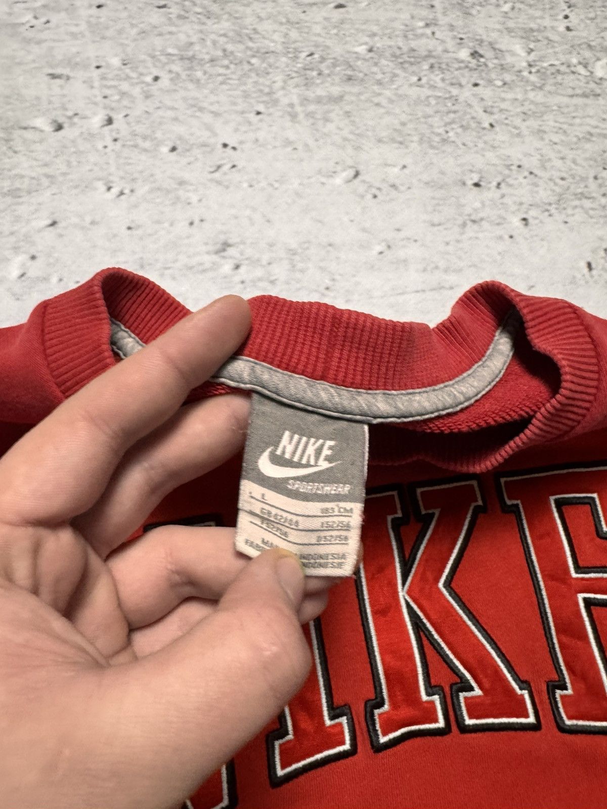 Nike × Vintage NIKE VINTAGE CENTER LOGO OVERSIZE BOXY SWEATSHIRT Size US L / EU 52-54 / 3 - 5 Thumbnail