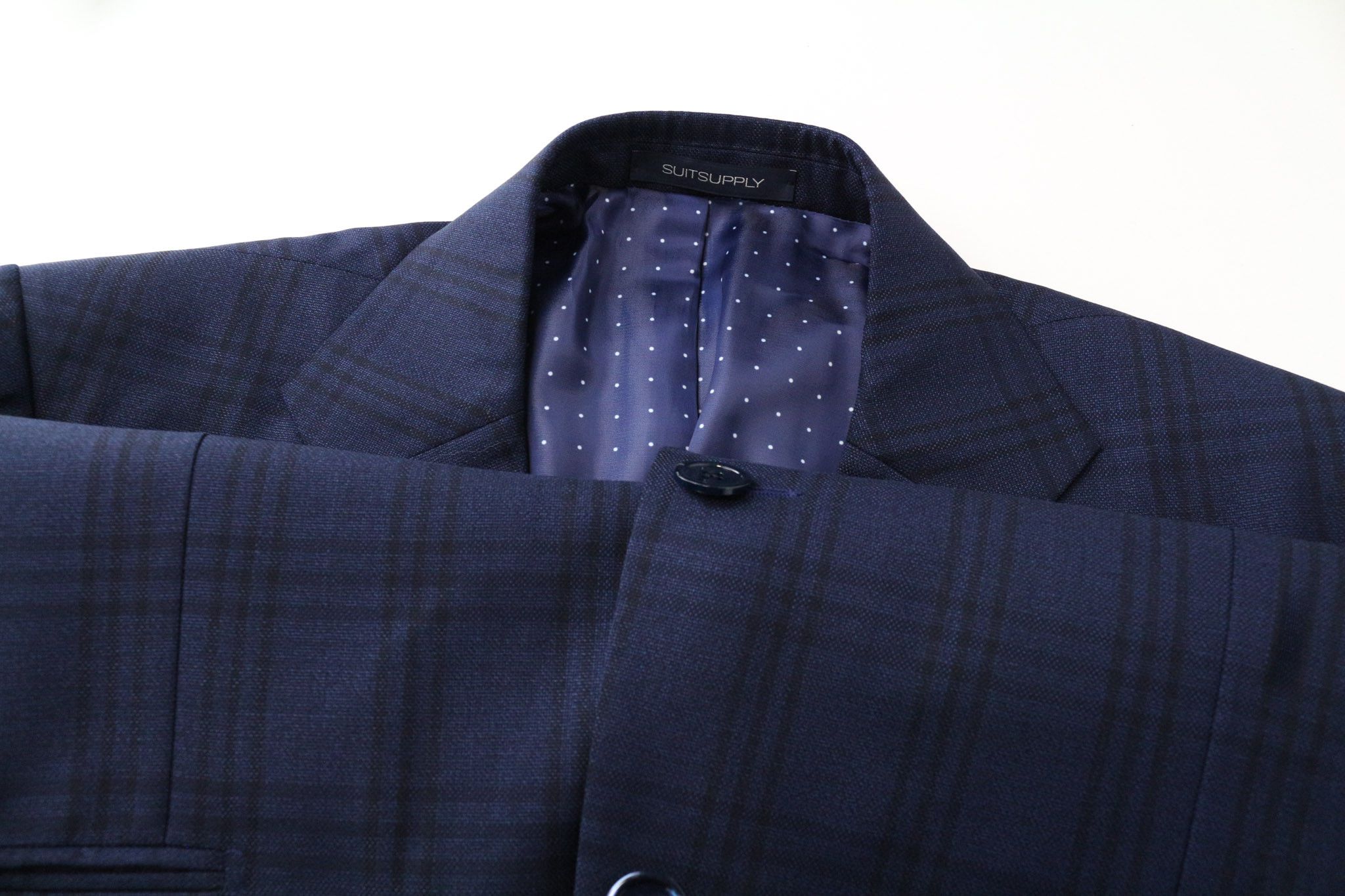 Suitsupply LA SPALLA UK38S Blue Wool S130s Blazer 75040 Size 38S - 3 Thumbnail