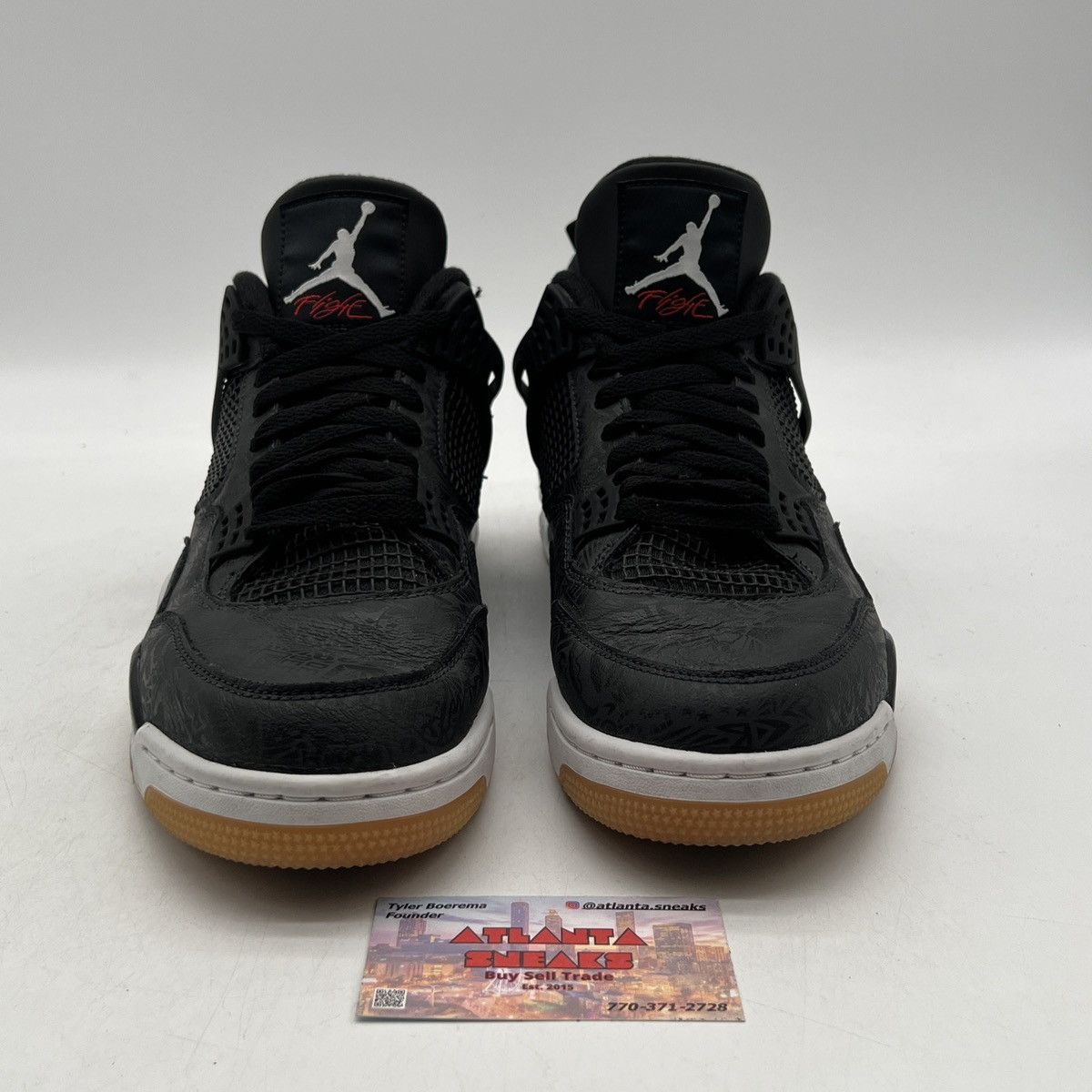 Jordan Brand Air Jordan 4 laser Size US 11.5 / EU 44-45 - 2 Thumbnail