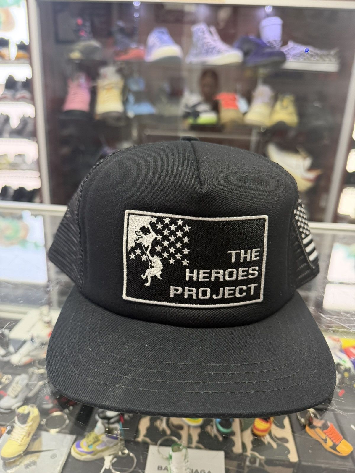 Chrome Hearts Chrome Hearts Black The Heroes Project Hat | Grailed