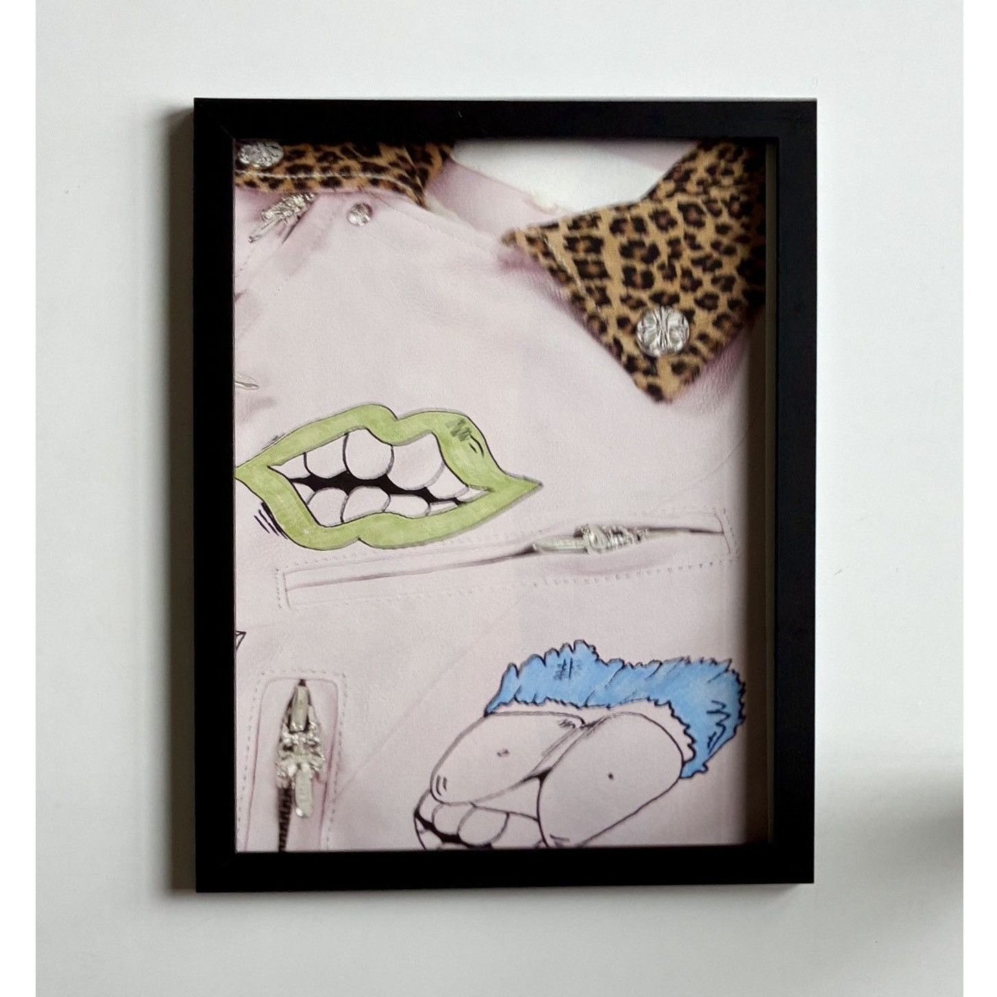 Chrome Hearts pink jacket photo Framed poster 9x11