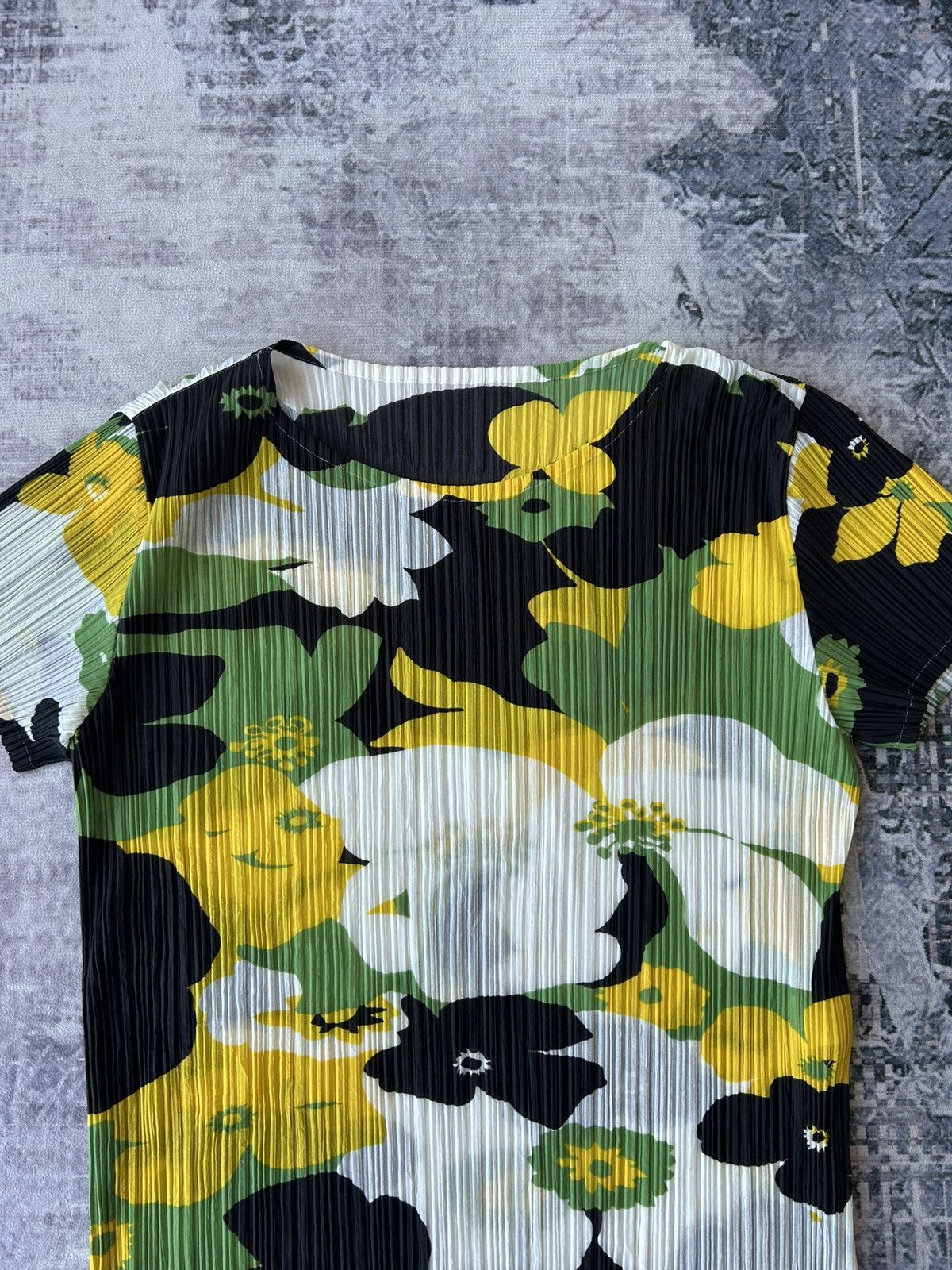 Issey Miyake Issey Miyake Pleats Please Full Pattern Flowers Size S / US 4 / IT 40 - 6 Thumbnail