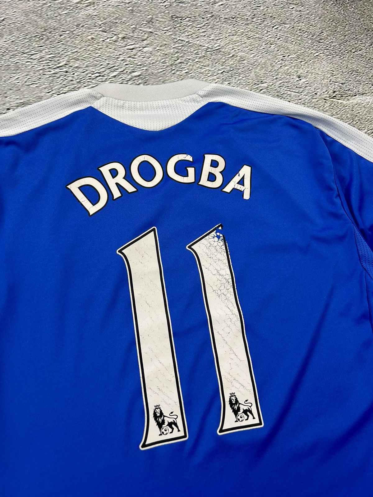 Adidas × Chelsea Soccer Drogba Chelsea Jersey vintage Adidas blue football 2011 12 Size US L / EU 52-54 / 3 - 2 Thumbnail