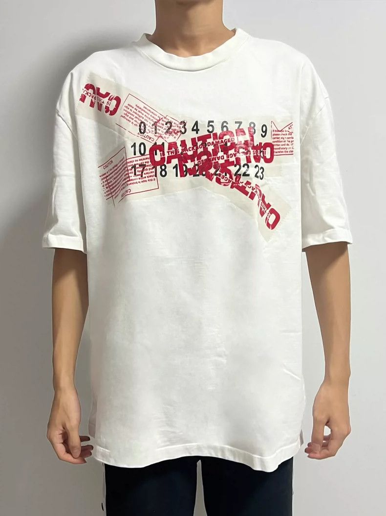 Maison Margiela Maison Margiela 2023 spring and summer new tape red letter Size US M / EU 48-50 / 2 - 6 Thumbnail
