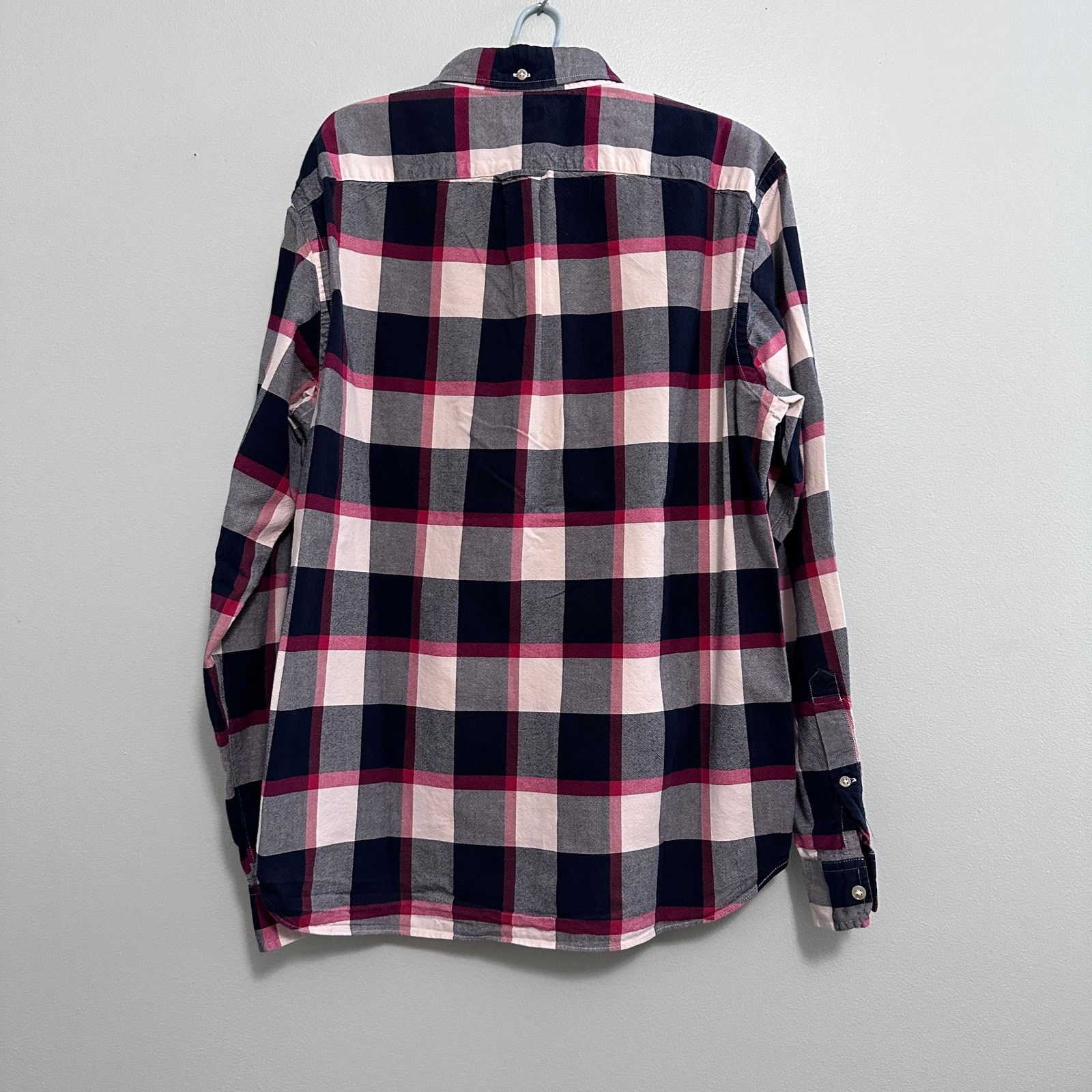 J.Crew J Crew navy buffalo plaid oxford button down Size US L / EU 52-54 / 3 - 3 Thumbnail