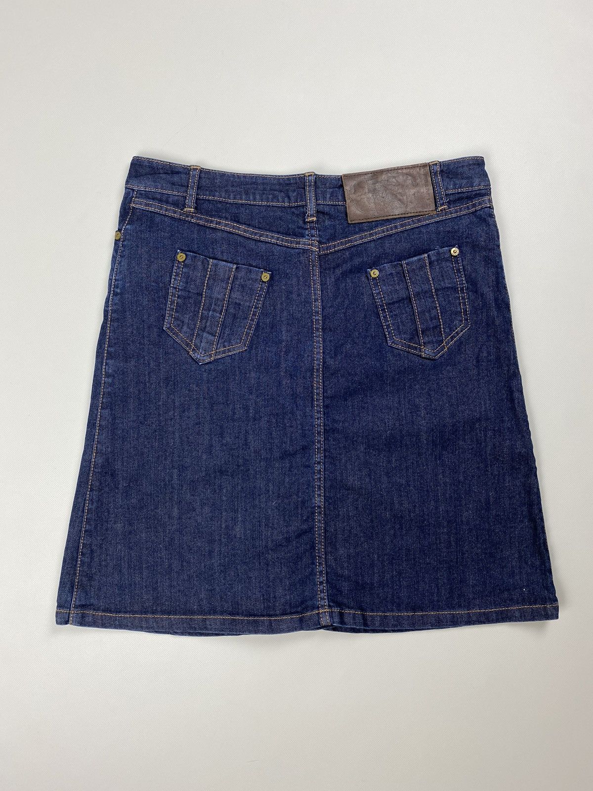 Burberry × Vintage Y2K Burberry ladies denim skirt size US 4 IT 38 Size 27" / US 4 / IT 40 - 16 Thumbnail