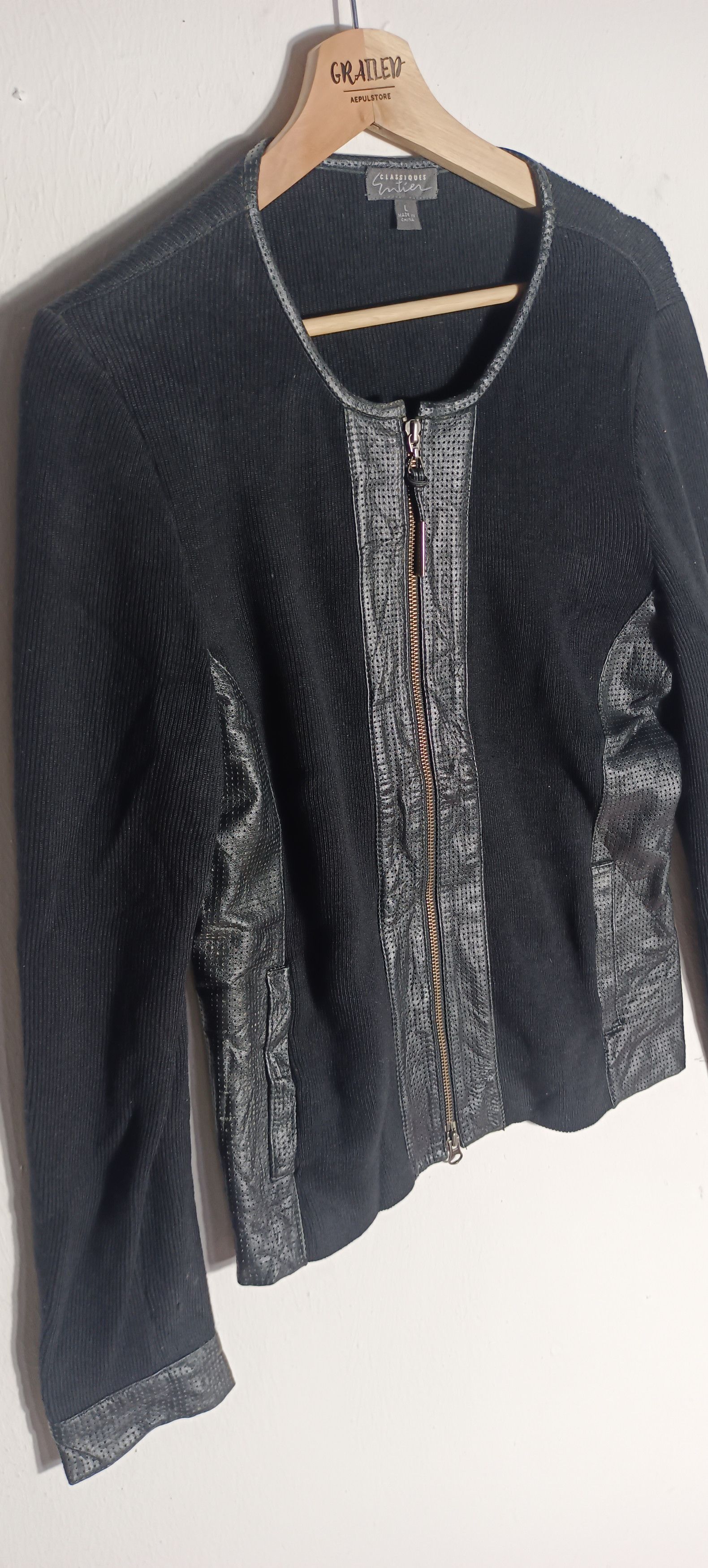 Japanese Brand 🔥Classiques entier leather Full Zipper Black Size S / US 4 / IT 40 - 9 Thumbnail