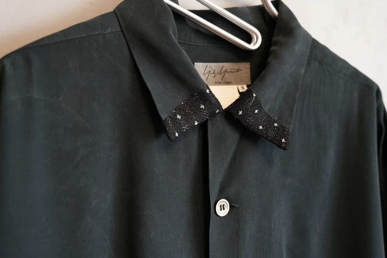 Yohji Yamamoto 95SS Barbed Rayon Shirt 2505-Nextarrow