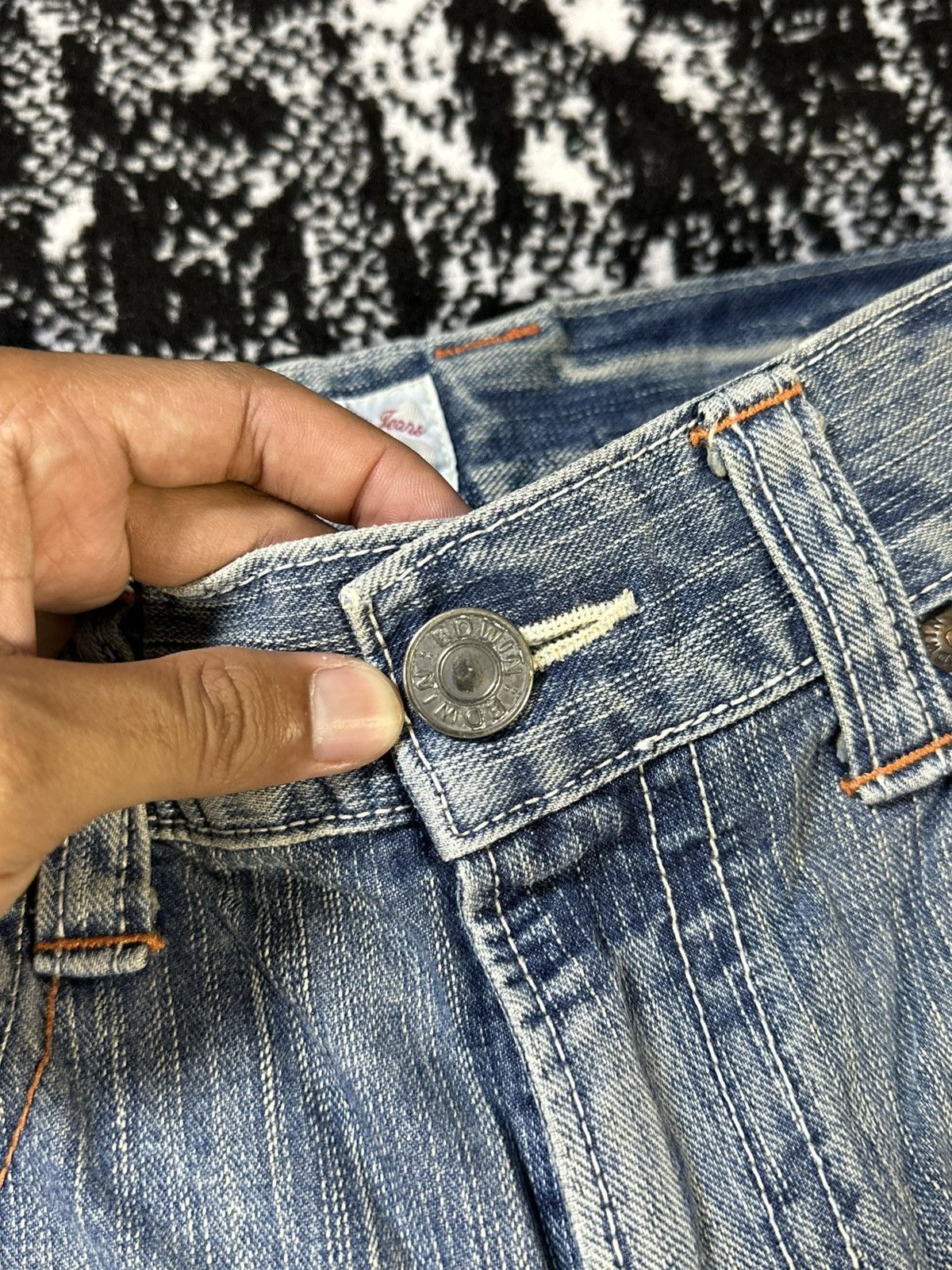 Kapital 2000s Edwin XV Ocean Wash Denim Size US 32 / EU 48 - 5 Thumbnail