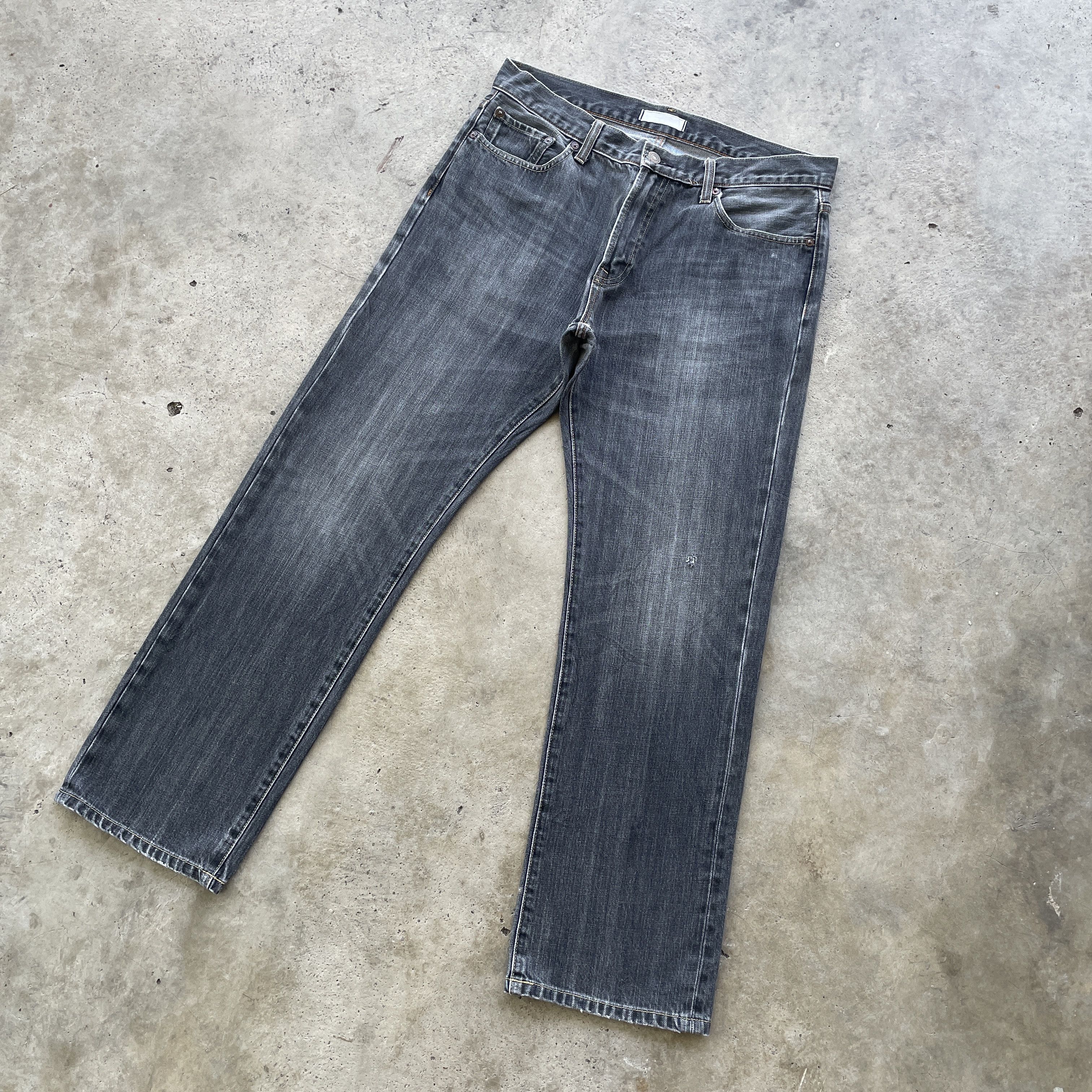 Japanese Brand × Vintage VINTAGE JAPANESE JEANS BLACK FADED DENIM PANTS W33x29 Size US 33 - 1 Thumbnail