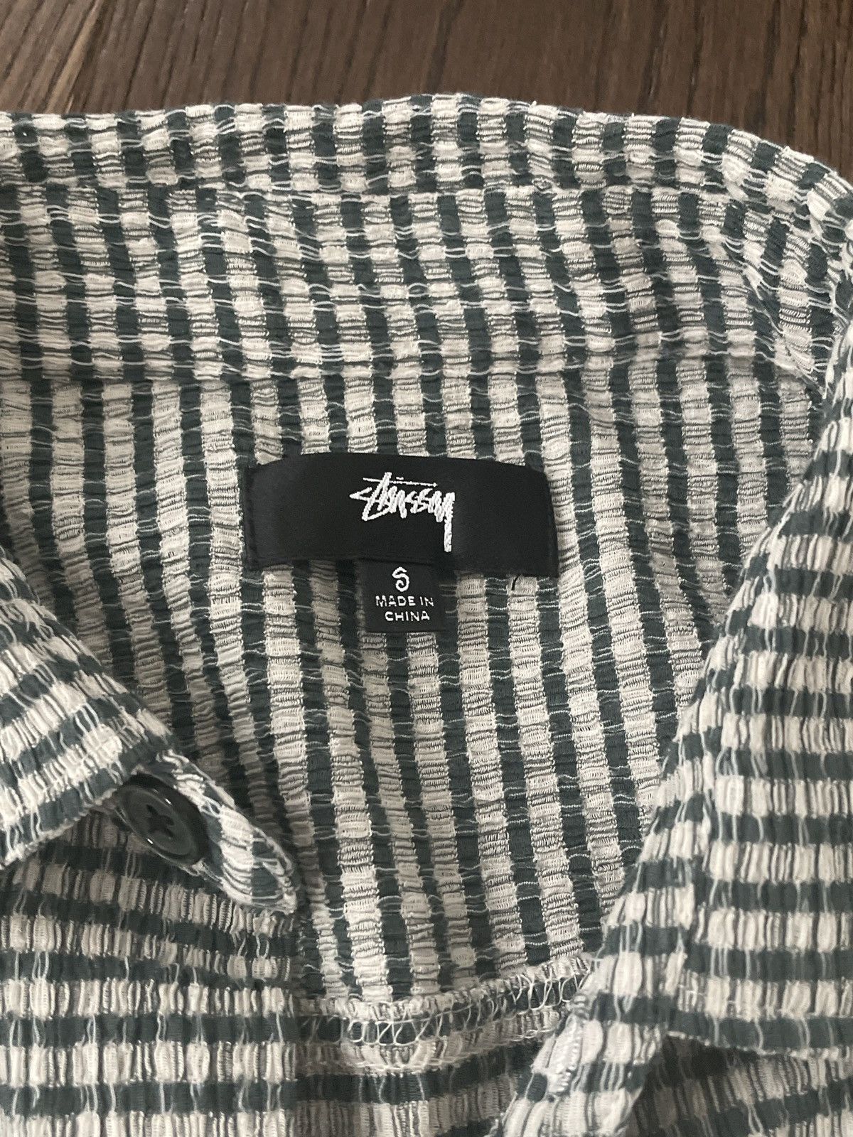 Stussy Wrinkly Gingham SS Shirt | Grailed