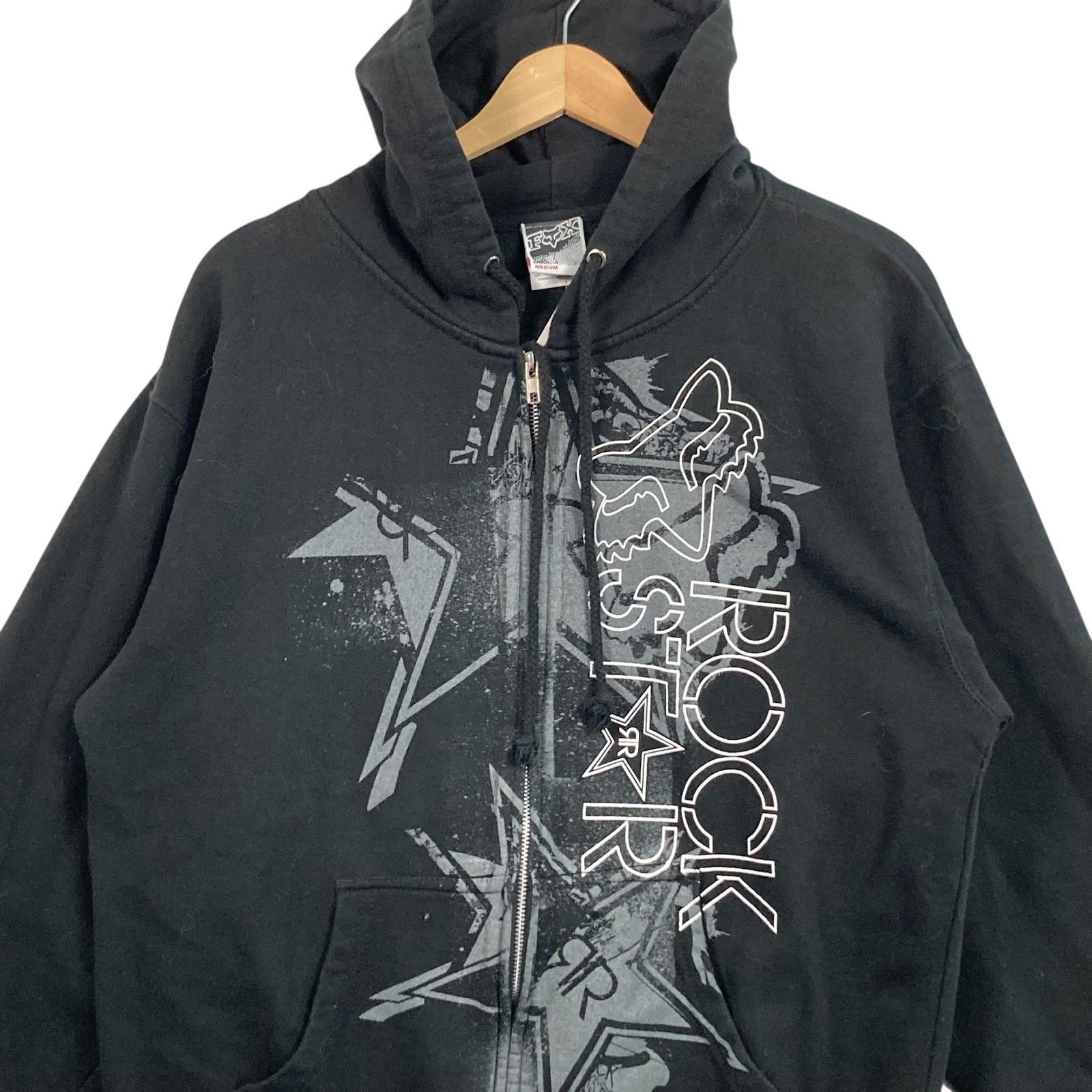 Fox Racing Vintage FOX Rock Star Full Zip Hoodie M Size US M / EU 48-50 / 2 - 2 Thumbnail
