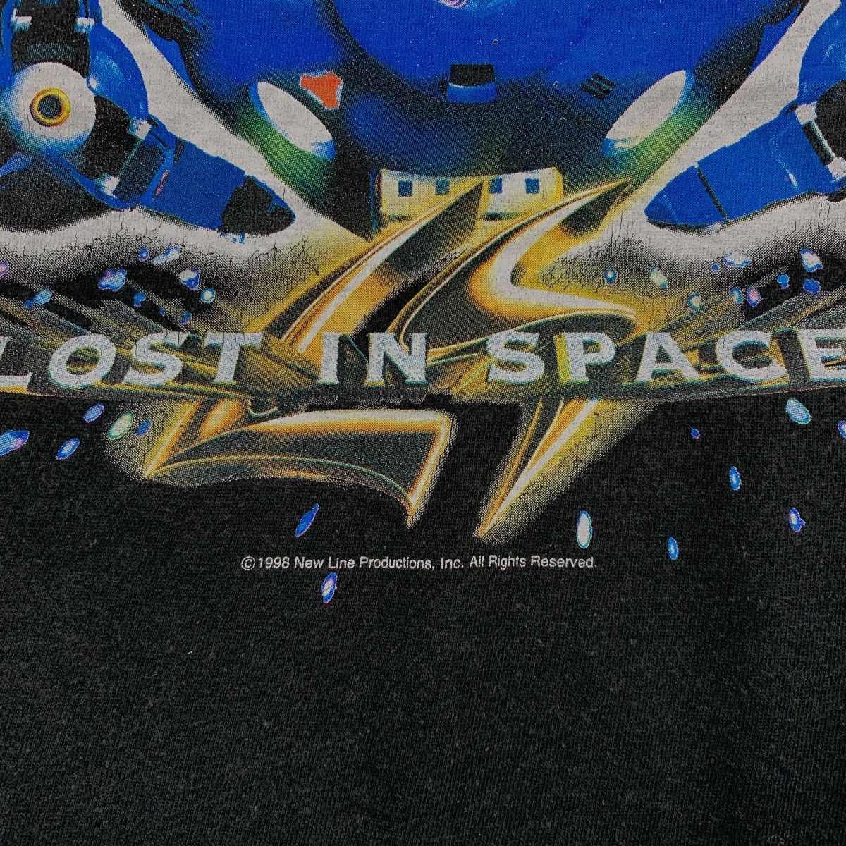 Vintage Vintage LOST IN SPACE 1998 Film Movie Big Logo T-Shirt Size US L / EU 52-54 / 3 - 4 Thumbnail
