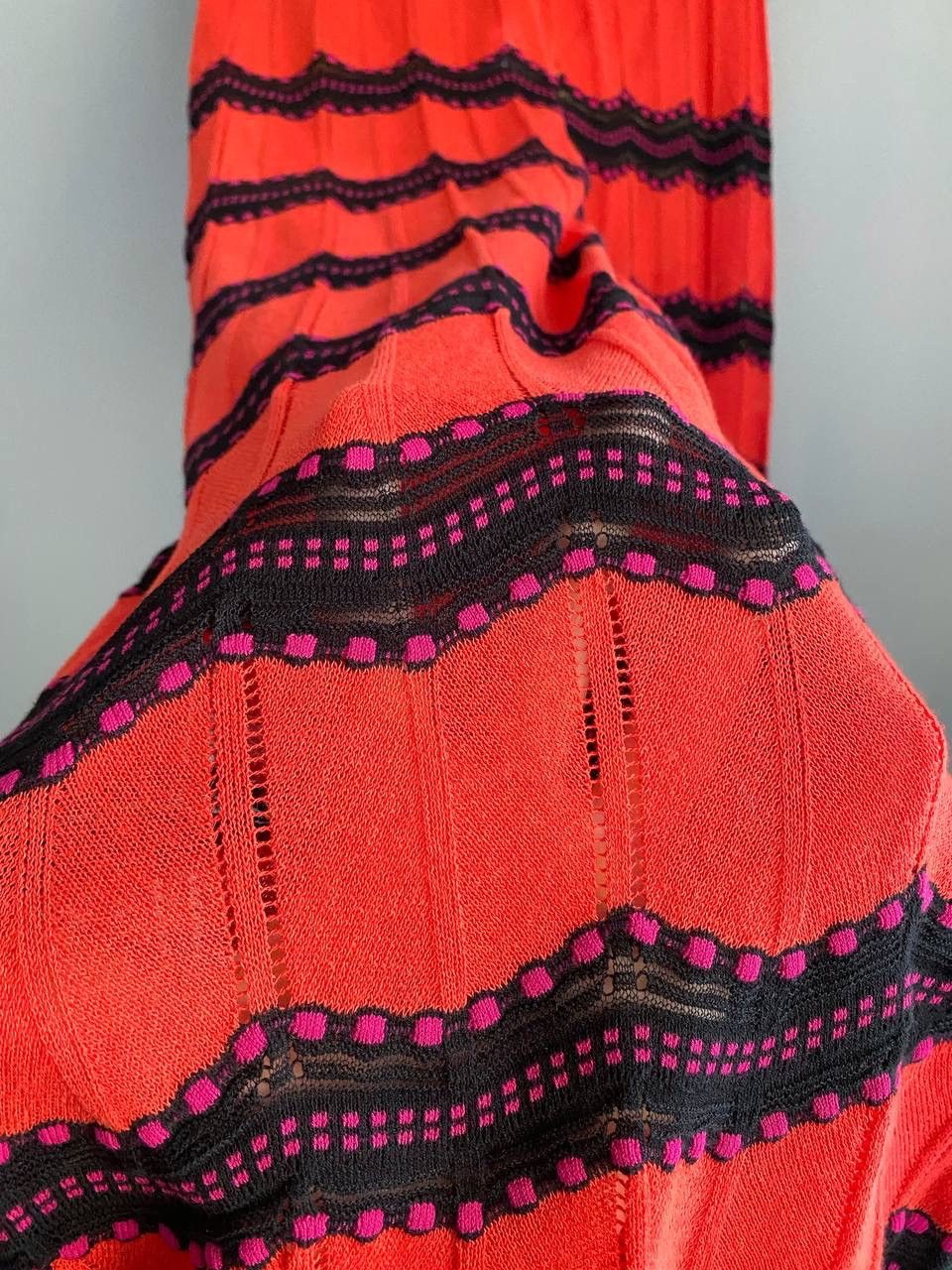 Missoni Missoni Womens Zig-Zag Pattern Knitted Wide-Leg Pants, 44/S Size 30" / US 8 / IT 44 - 15 Thumbnail