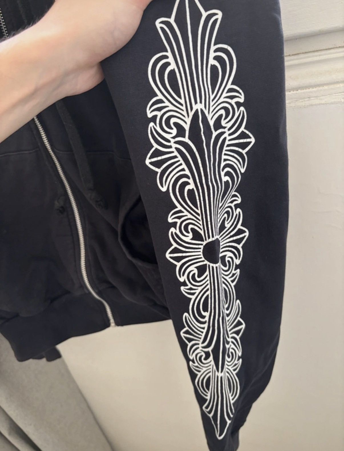 Chrome Hearts chrome hearts horseshoe floral zip up Size US M / EU 48-50 / 2 - 3 Thumbnail