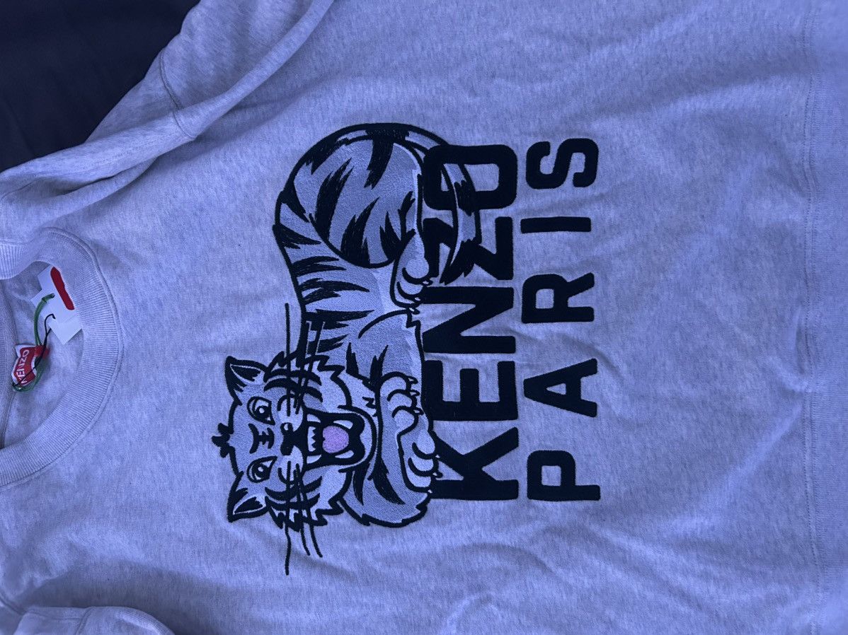 Kenzo Kenzo Happy Tiger Crewneck Sweatshirt Size US L / EU 52-54 / 3 - 4 Thumbnail