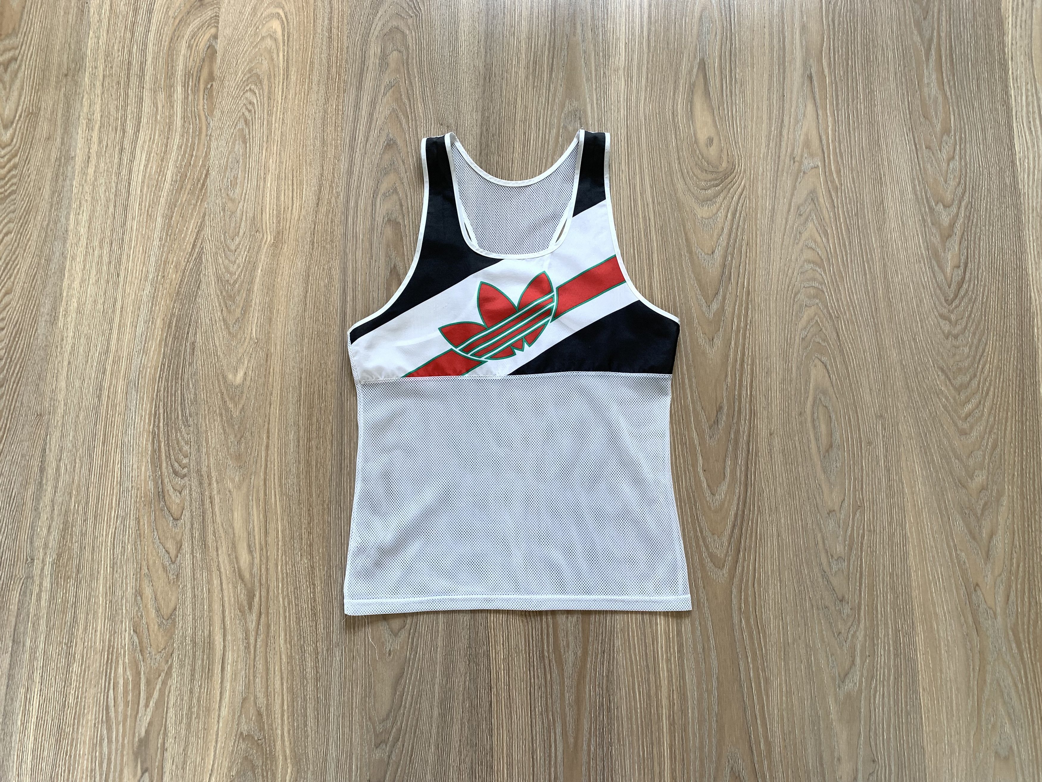 Adidas × Vintage Rare Adidas West Germany Big Logo Retro Sprinter Tank Top Size US XS / EU 42 / 0 - 1 Thumbnail