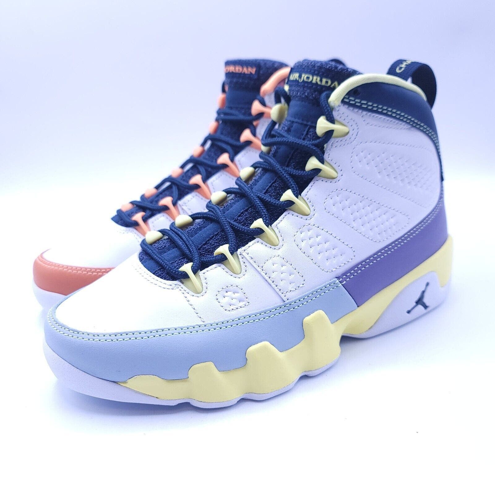 image of Nike Air Jordan 9 Retro Shoe Women Size 6.5 Cv0420-100 White