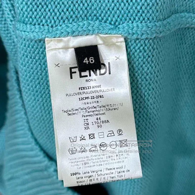 Fendi Fendi Patch Pocket Crewneck Sweater Size US S / EU 44-46 / 1 - 6 Thumbnail