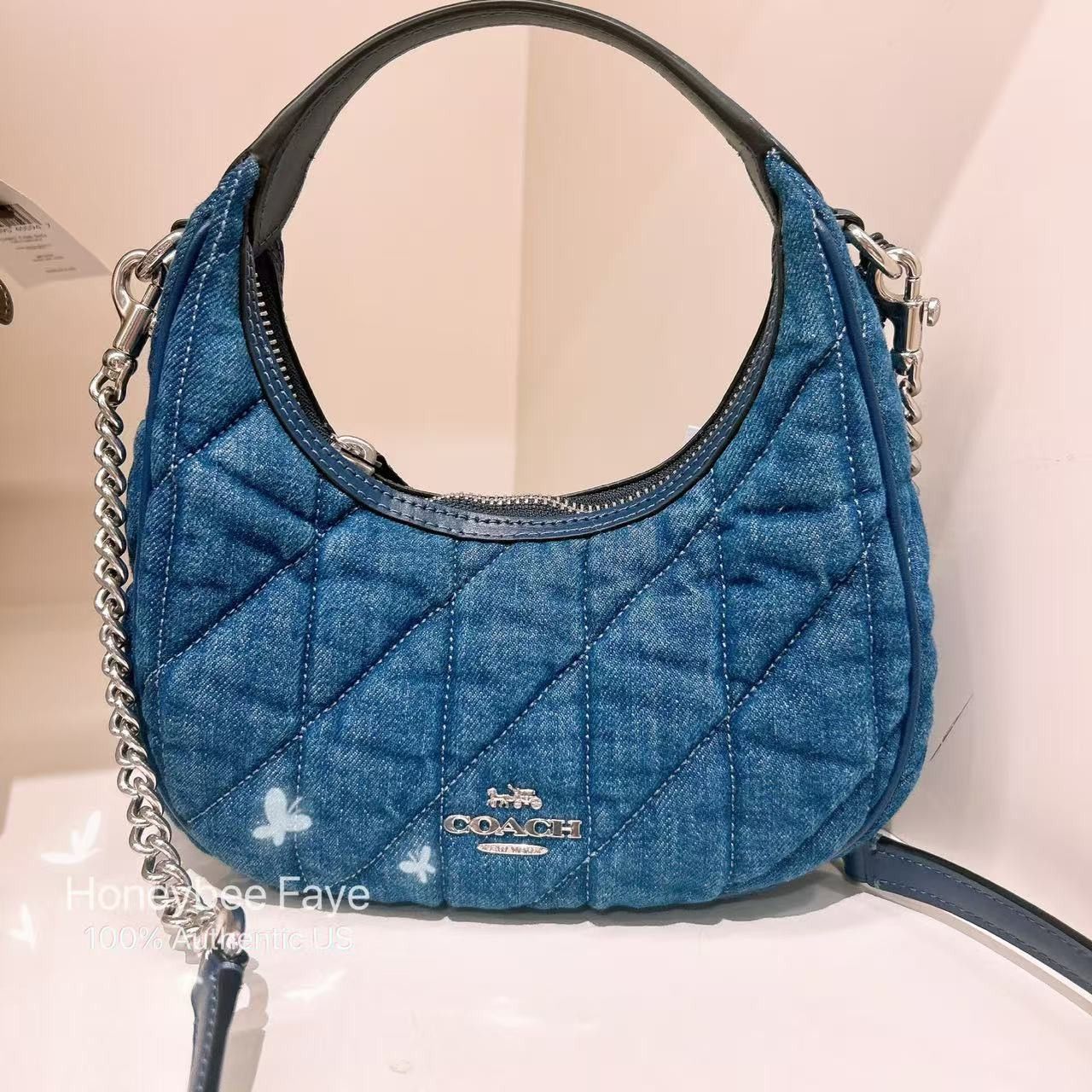 Coach Carmen Mini Crossbody Bag With Quilting CAK89 Size ONE SIZE - 2 Thumbnail