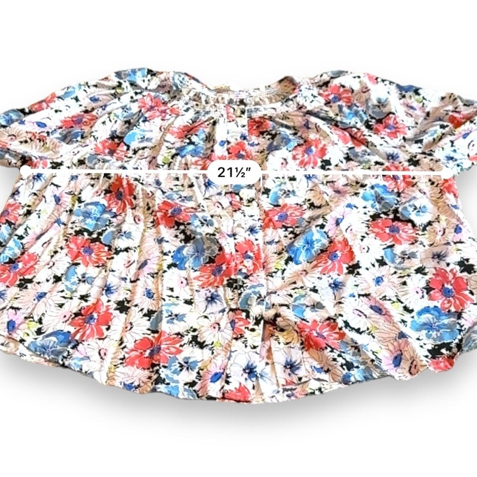 Veronica Beard Veronica Beard Madge 100% Silk Floral Print Long Sleeve Top Size L / US 10 / IT 46 - 10 Thumbnail