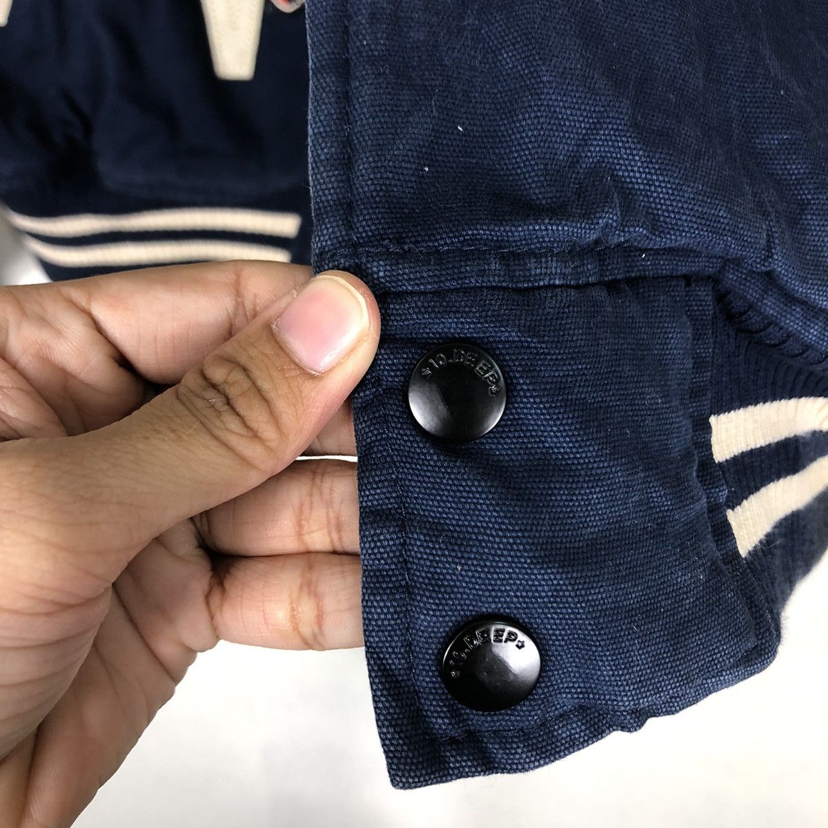 Japanese Brand 🔥Vtg Varsity Jacket 10Deep Japan Big Logo Spell Out Size US XL / EU 56 / 4 - 17 Thumbnail